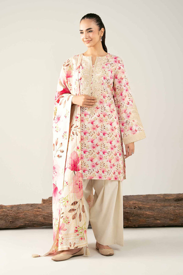 3 Piece - Digital Printed Embroidered Suit - 42503601 for Women - Unstitched Collection | Nishat | Shop Online