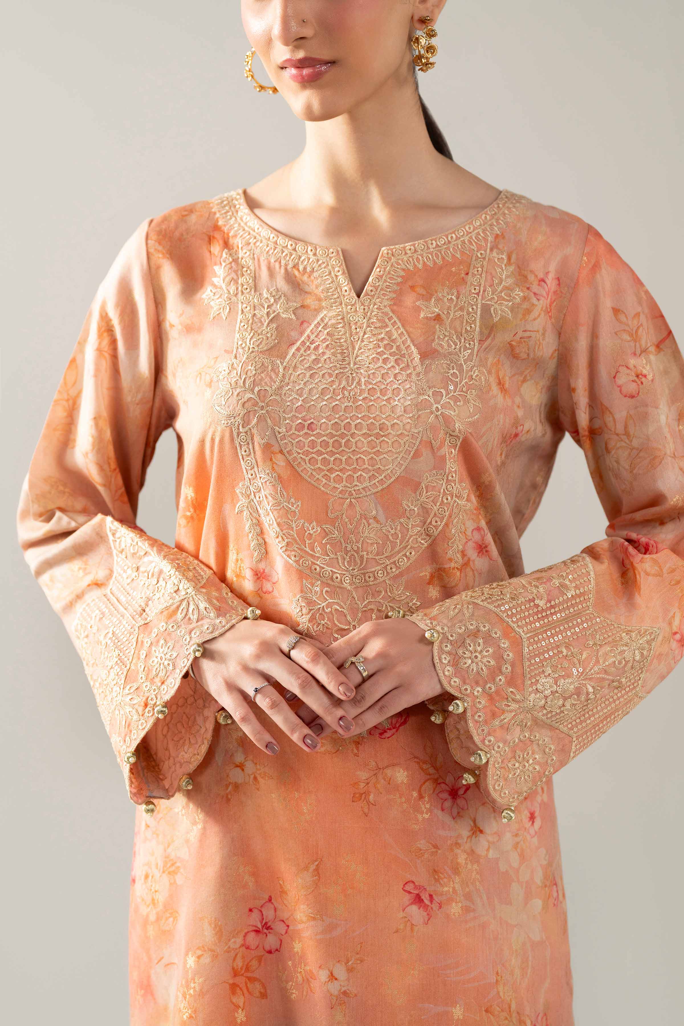 3 Piece - Digital Printed Embroidered Suit - 42503602 for Women - Unstitched Collection | Nishat | Shop Online