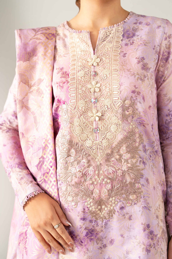 3 Piece - Digital Printed Embroidered Suit - 42503605 for Women - Unstitched Collection | Nishat | Shop Online