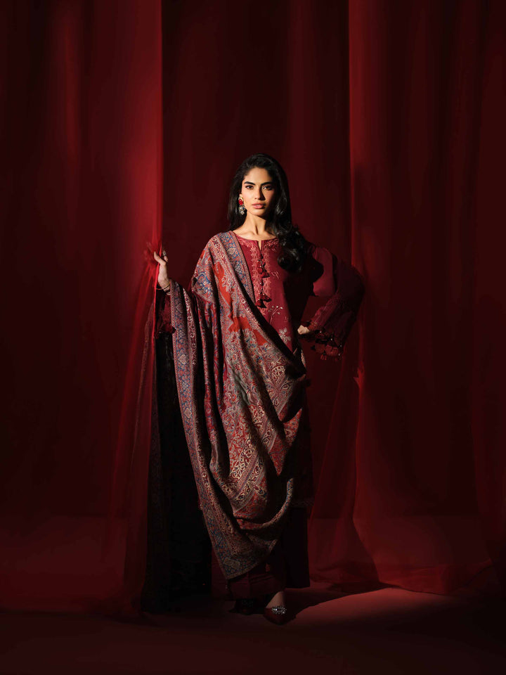 3 Piece - Embroidered Suit - 42503606 for Women - Unstitched Collection | Nishat | Shop Online