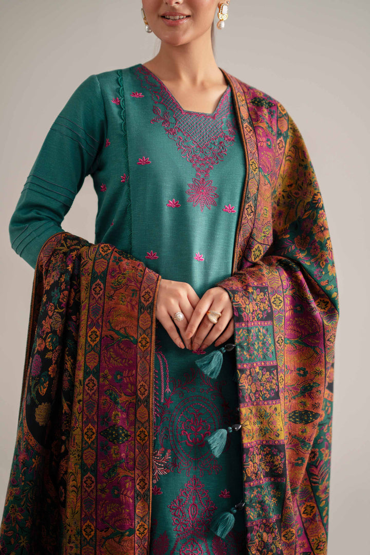 3 Piece - Embroidered Suit - 42503607 for Women - Unstitched Collection | Nishat | Shop Online
