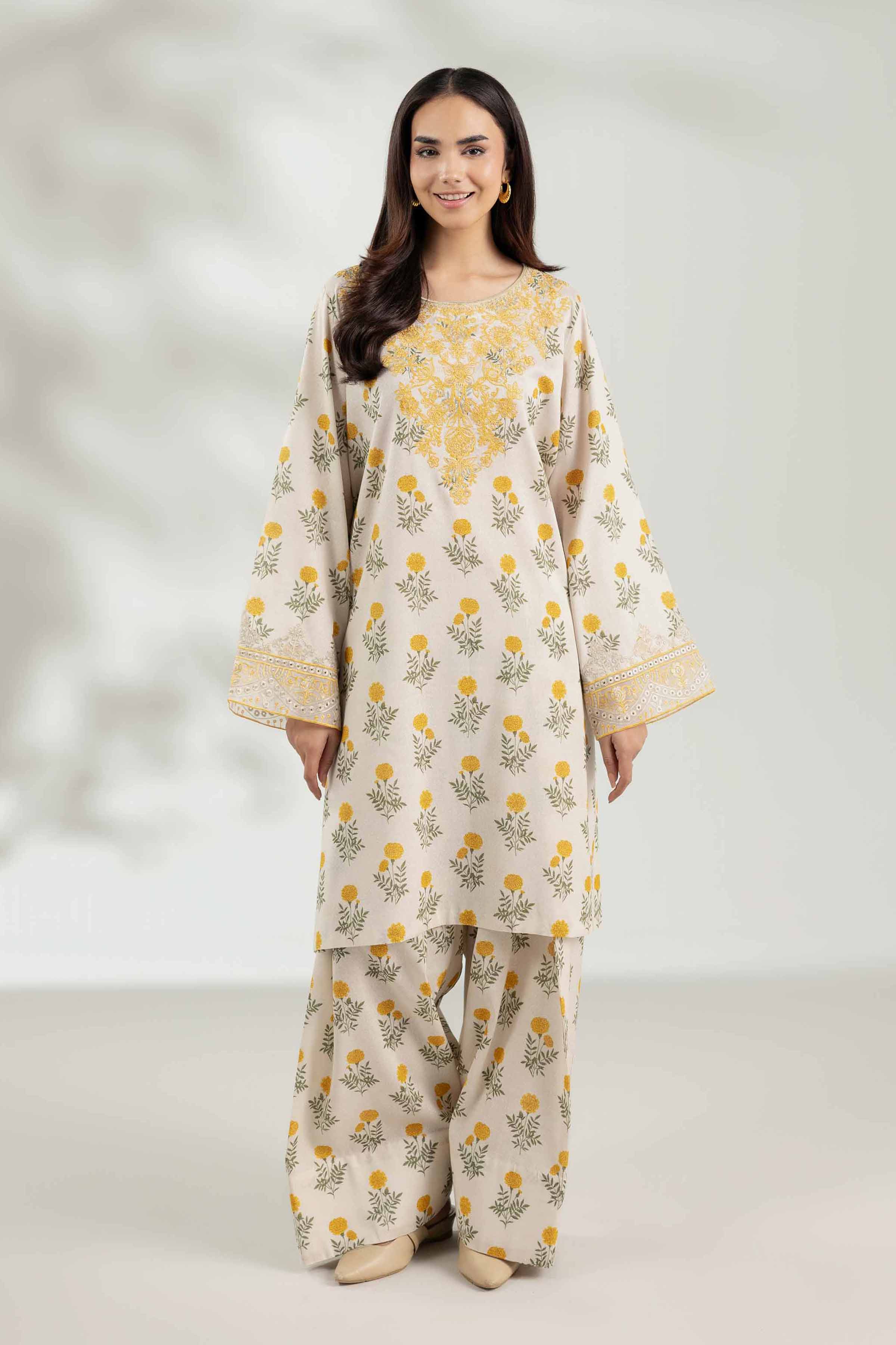 2 Piece - Printed Embroidered Suit  - 42503611 for Women - Unstitched Collection | Nishat | Shop Online
