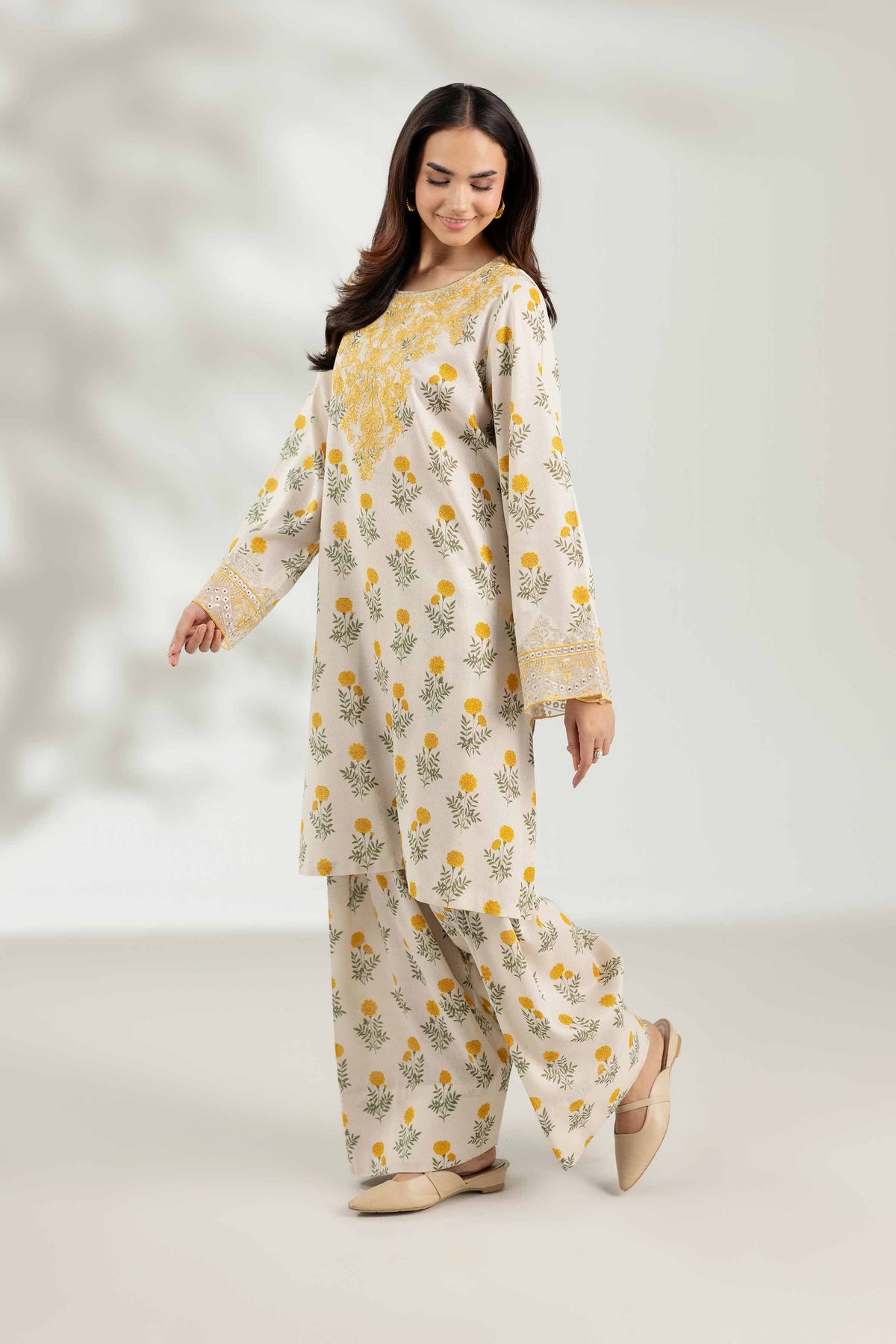 2 Piece - Printed Embroidered Suit  - 42503611 for Women - Unstitched Collection | Nishat | Shop Online