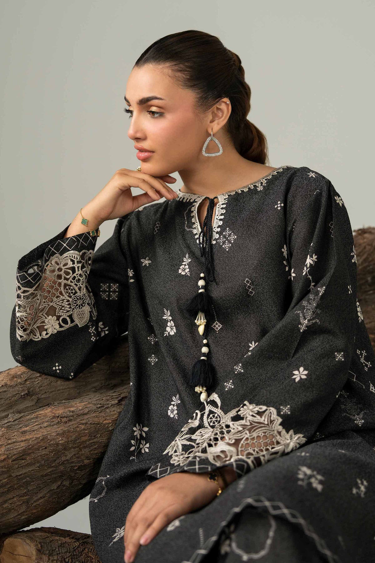 2 Piece - Printed Embroidered Suit  - 42503612 for Women - Unstitched Collection | Nishat | Shop Online