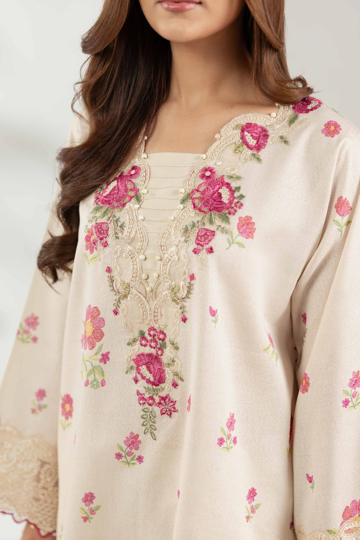 2 Piece - Printed Embroidered Suit  - 42503613 for Women - Unstitched Collection | Nishat | Shop Online