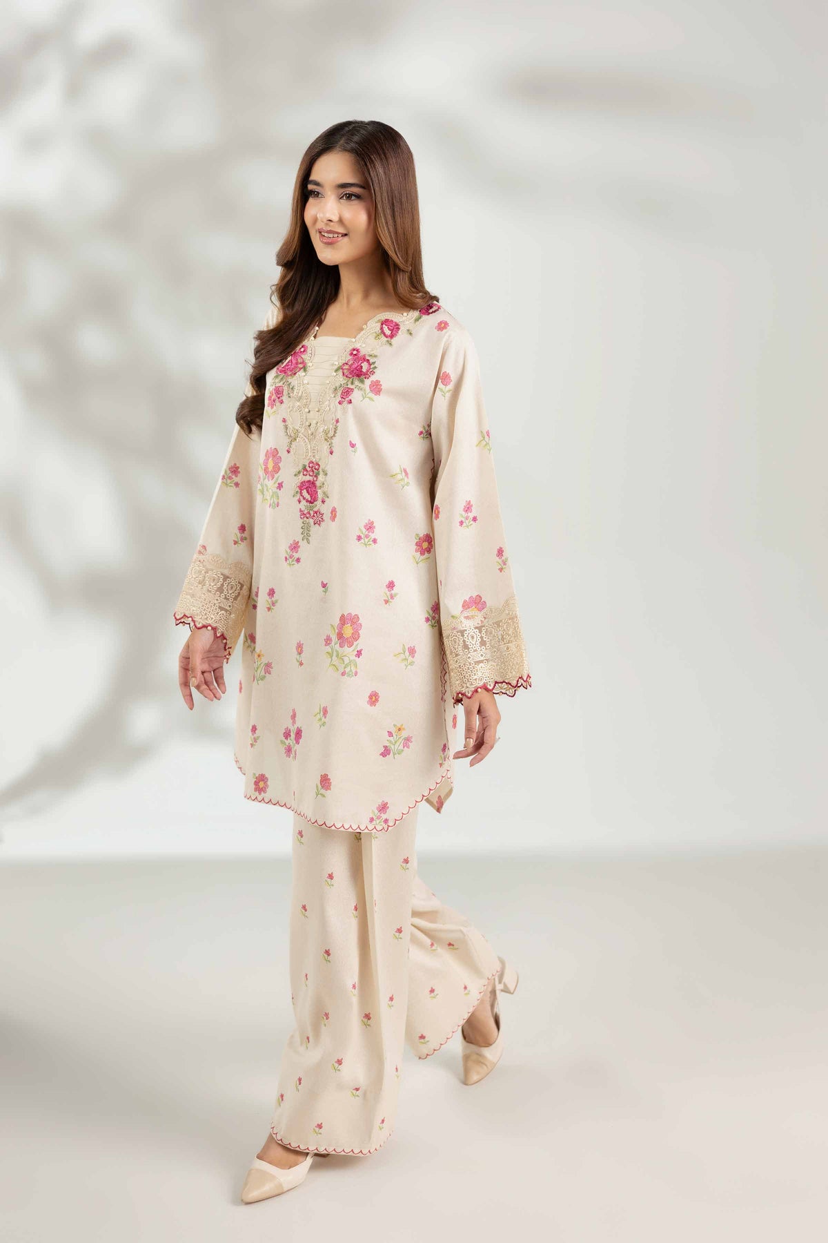 2 Piece - Printed Embroidered Suit  - 42503613 for Women - Unstitched Collection | Nishat | Shop Online