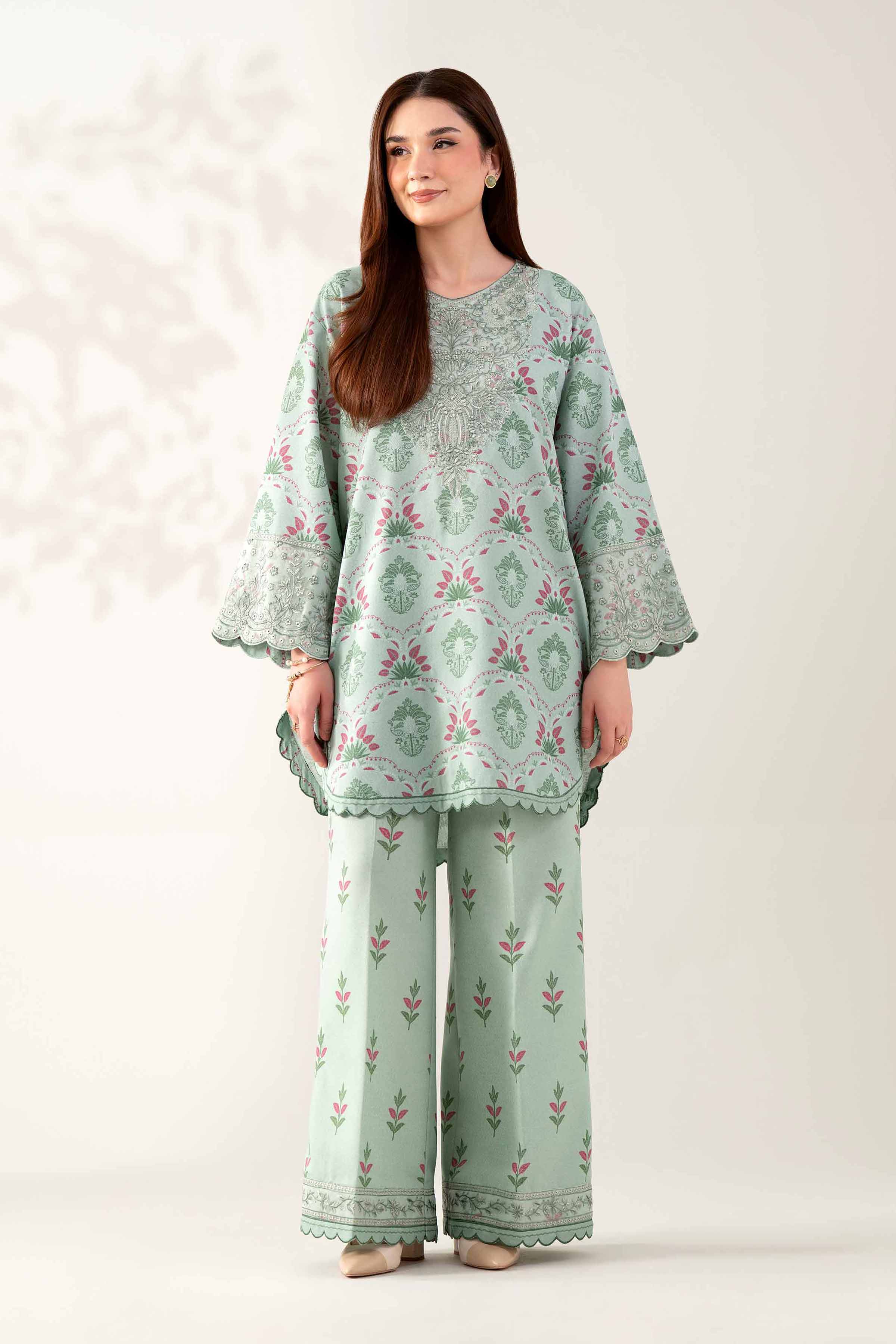 2 Piece - Printed Embroidered Suit  - 42503614 for Women - Unstitched Collection | Nishat | Shop Online