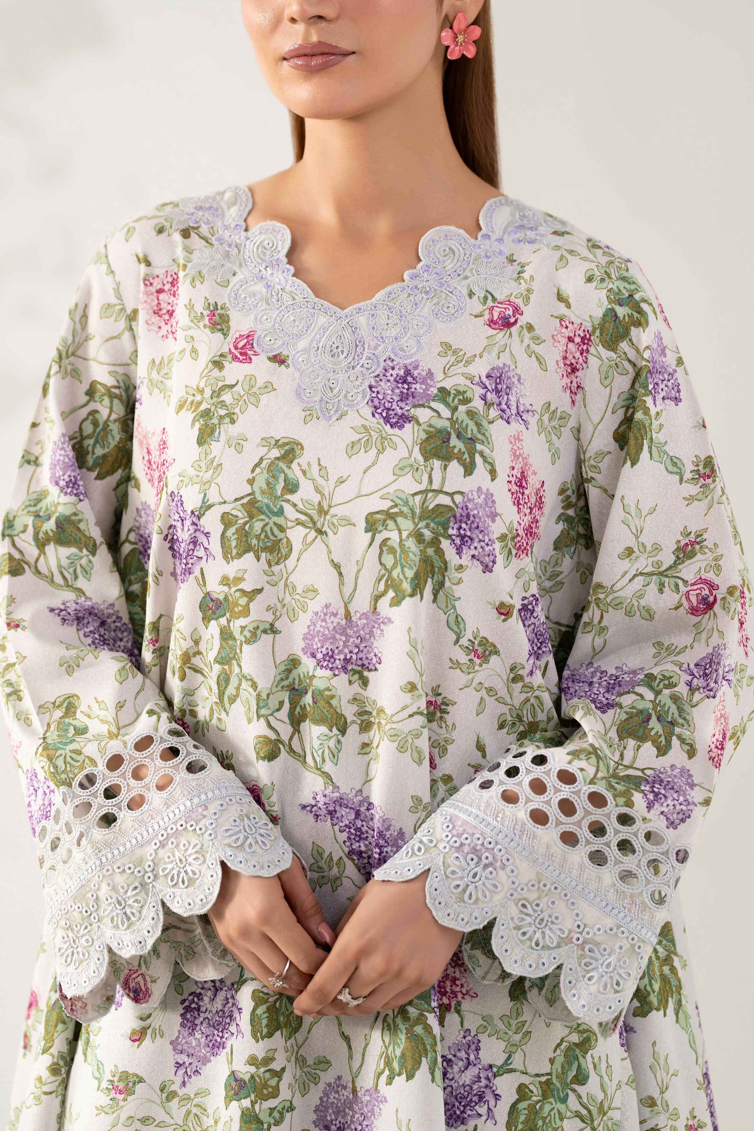 2 Piece - Printed Embroidered Suit  - 42503615 for Women - Unstitched Collection | Nishat | Shop Online