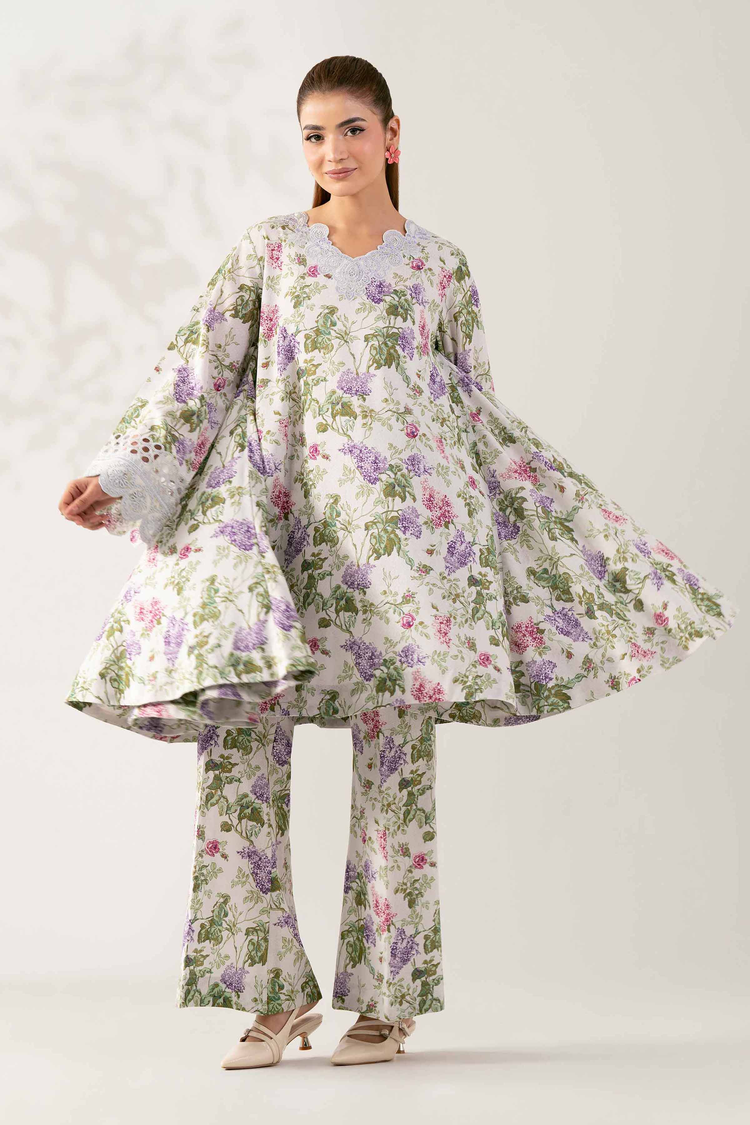 2 Piece - Printed Embroidered Suit  - 42503615 for Women - Unstitched Collection | Nishat | Shop Online
