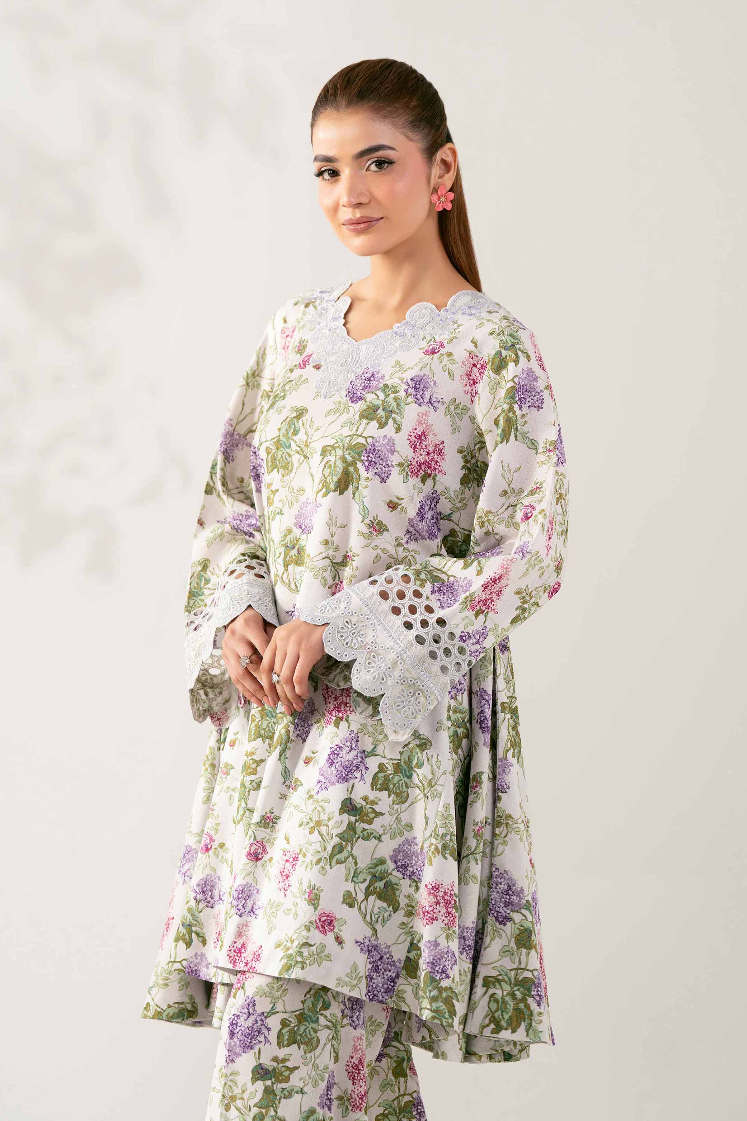 2 Piece - Printed Embroidered Suit  - 42503615 for Women - Unstitched Collection | Nishat | Shop Online
