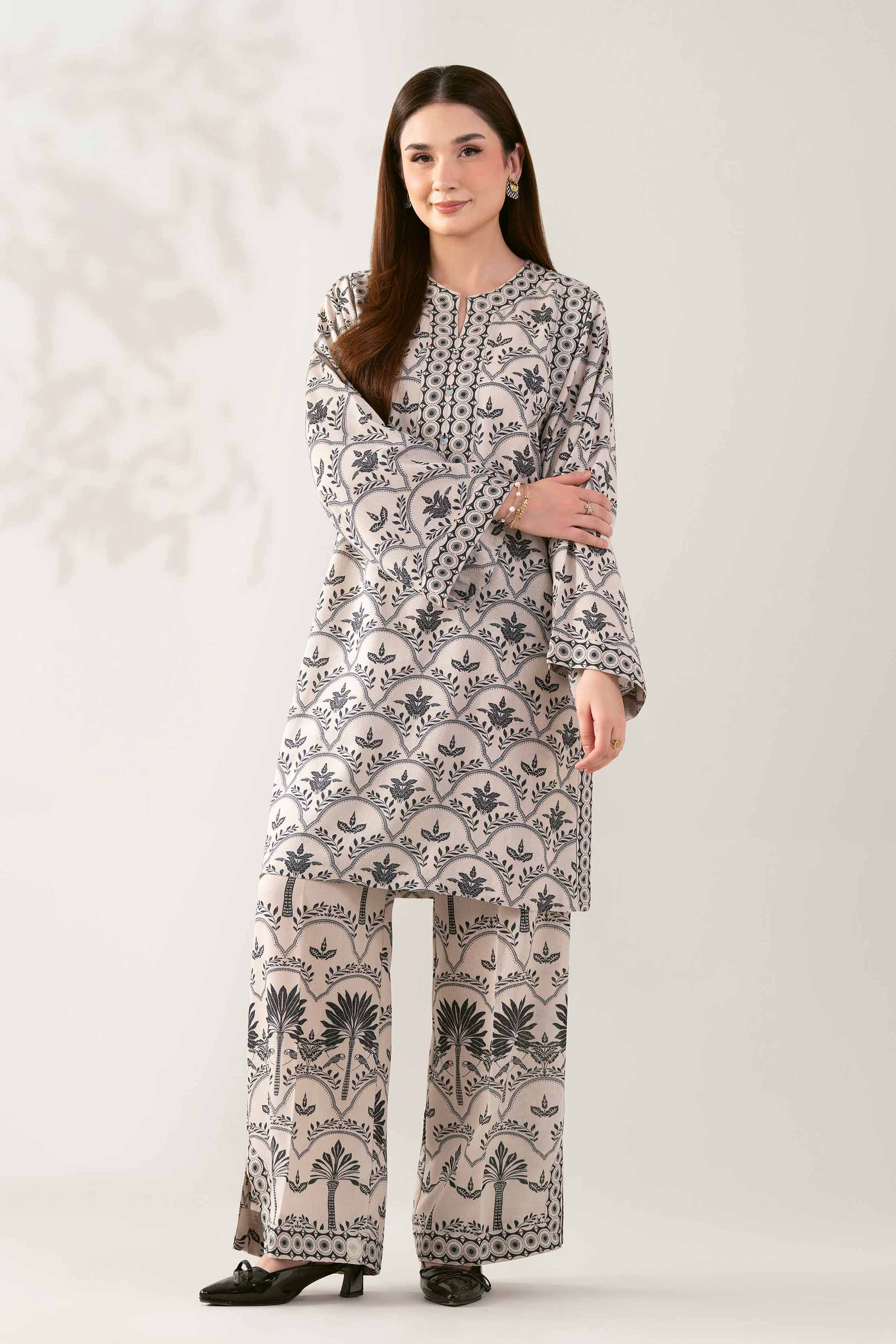 2 Piece - Printed Suit  - 42503623 for Women - Unstitched Collection | Nishat | Shop Online
