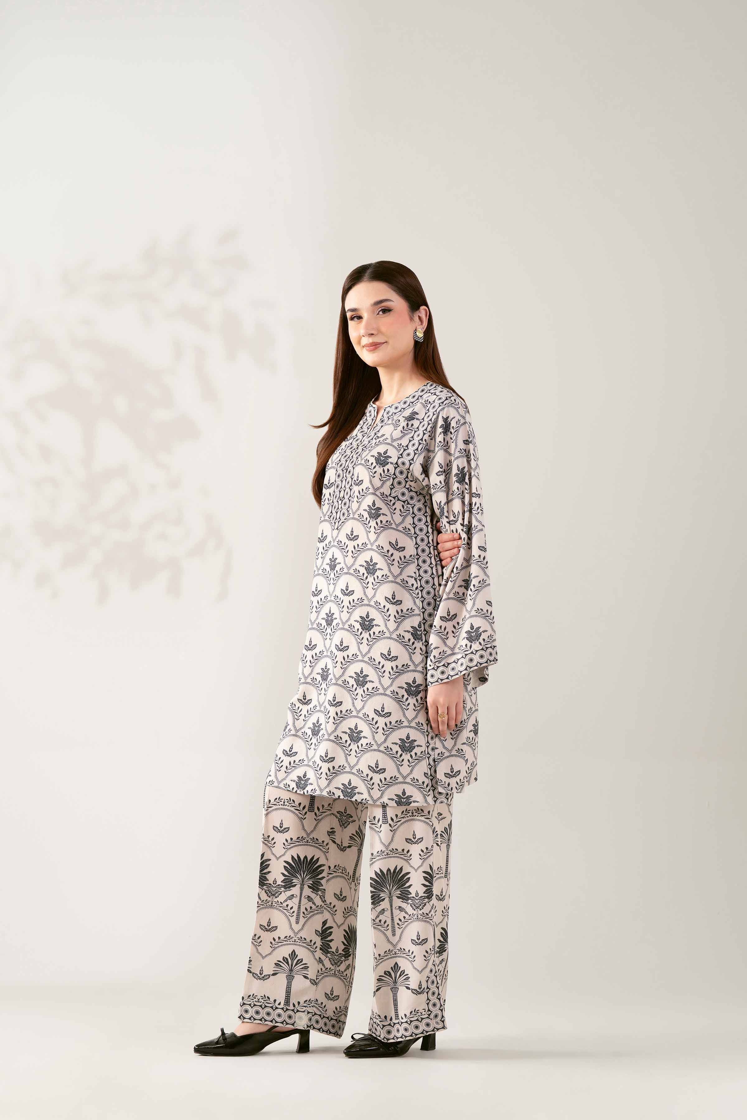 2 Piece - Printed Suit  - 42503623 for Women - Unstitched Collection | Nishat | Shop Online