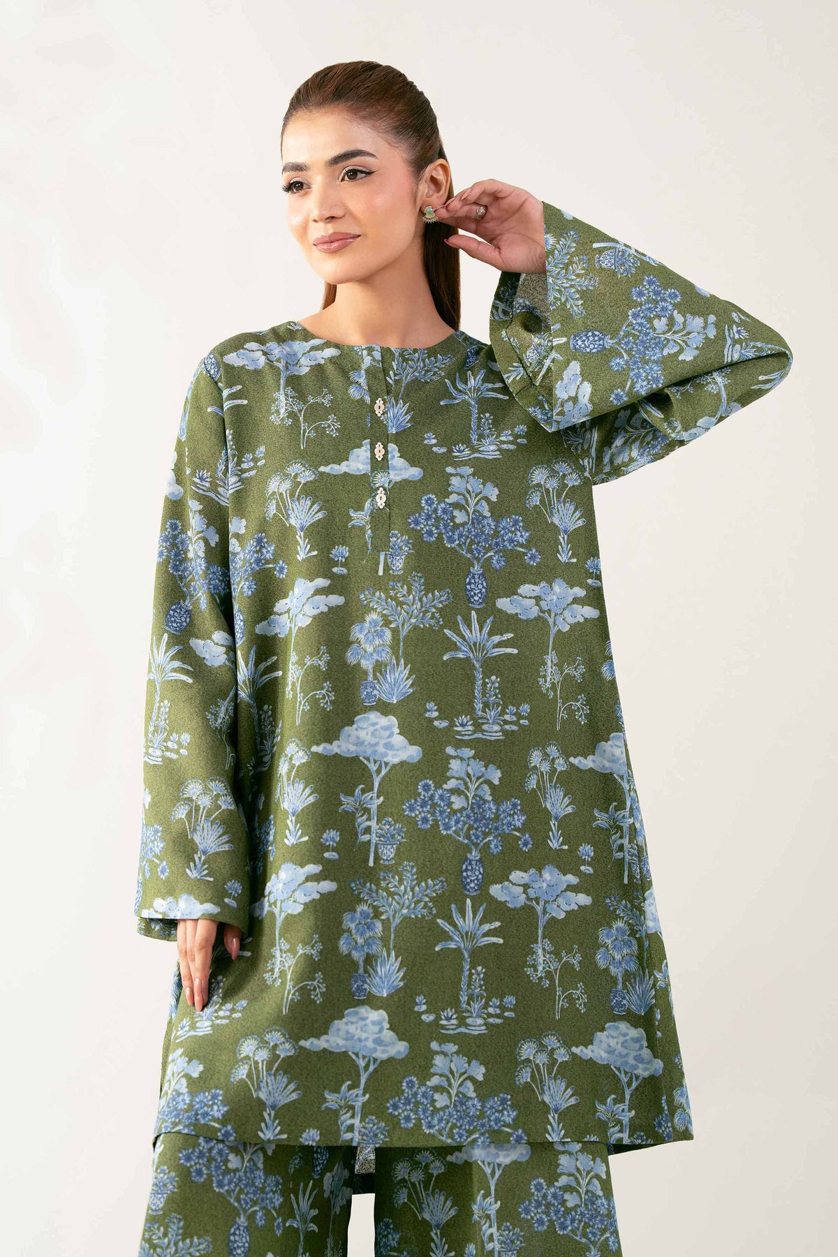 2 Piece - Printed Suit  - 42503624 for Women - Unstitched Collection | Nishat | Shop Online