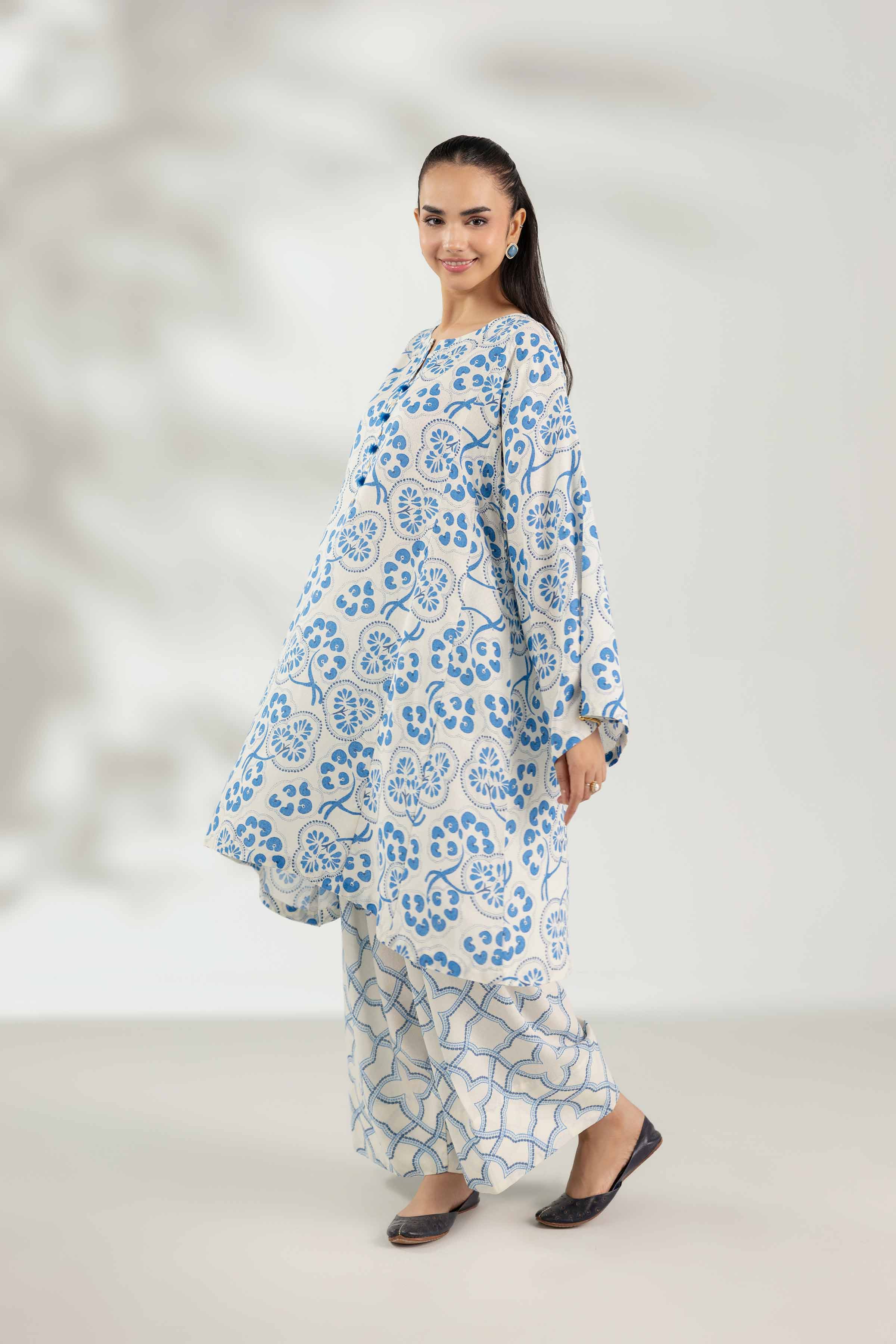 2 Piece - Printed Suit  - 42503625 for Women - Unstitched Collection | Nishat | Shop Online