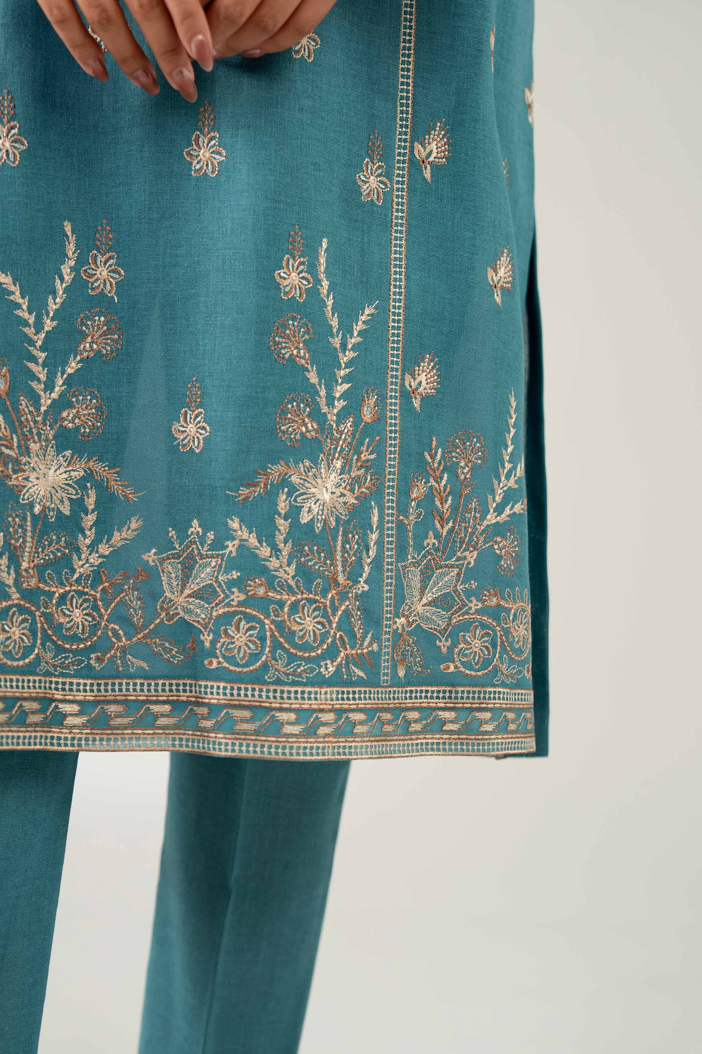 2 Piece - Embroidered Suit  - 42503631 for Women - Unstitched Collection | Nishat | Shop Online
