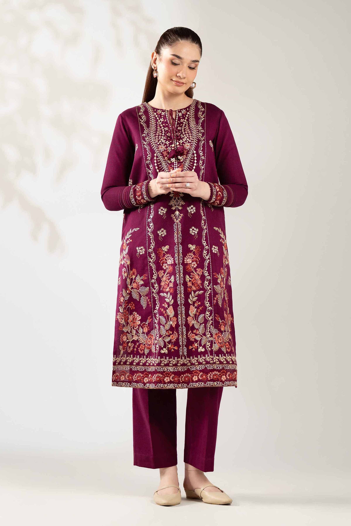 2 Piece - Embroidered Suit  - 42503636 for Women - Unstitched Collection | Nishat | Shop Online