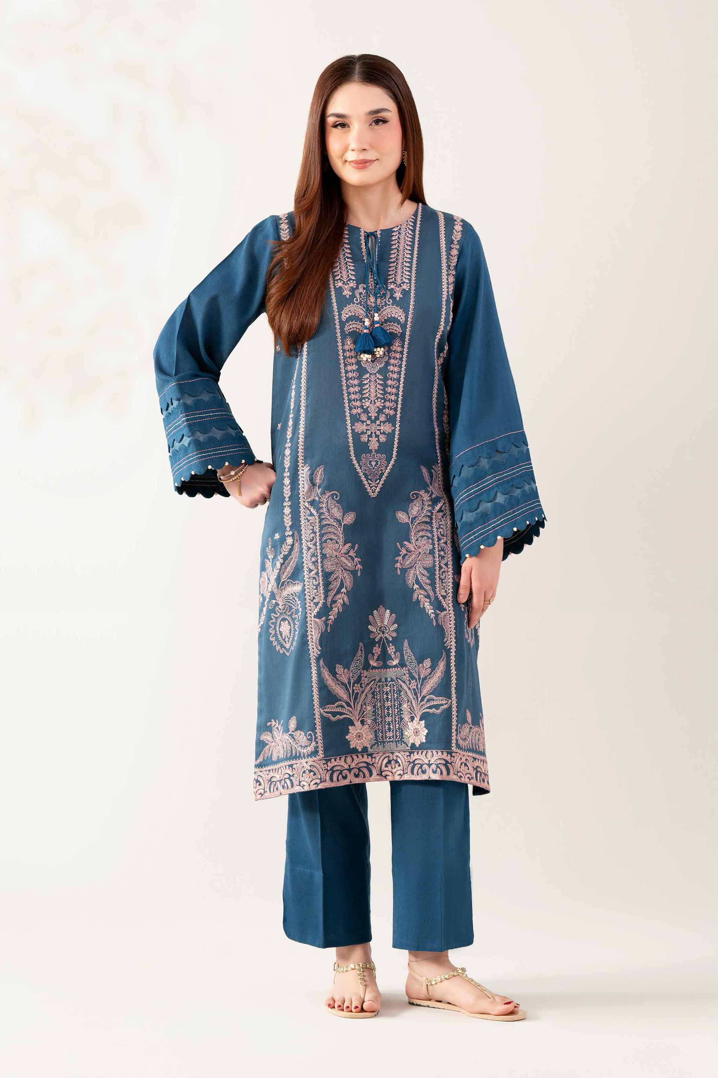 2 Piece - Embroidered Suit  - 42503637 for Women - Unstitched Collection | Nishat | Shop Online