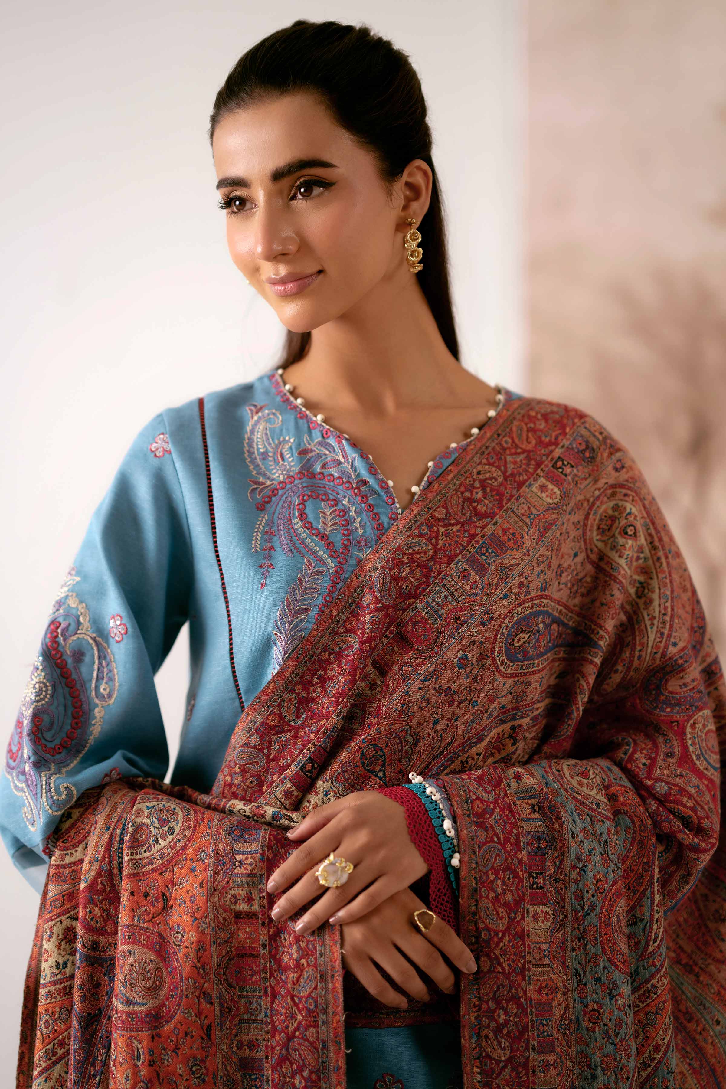 3 Piece - Embroidered Suit - 42503674 for Women - Unstitched Collection | Nishat | Shop Online
