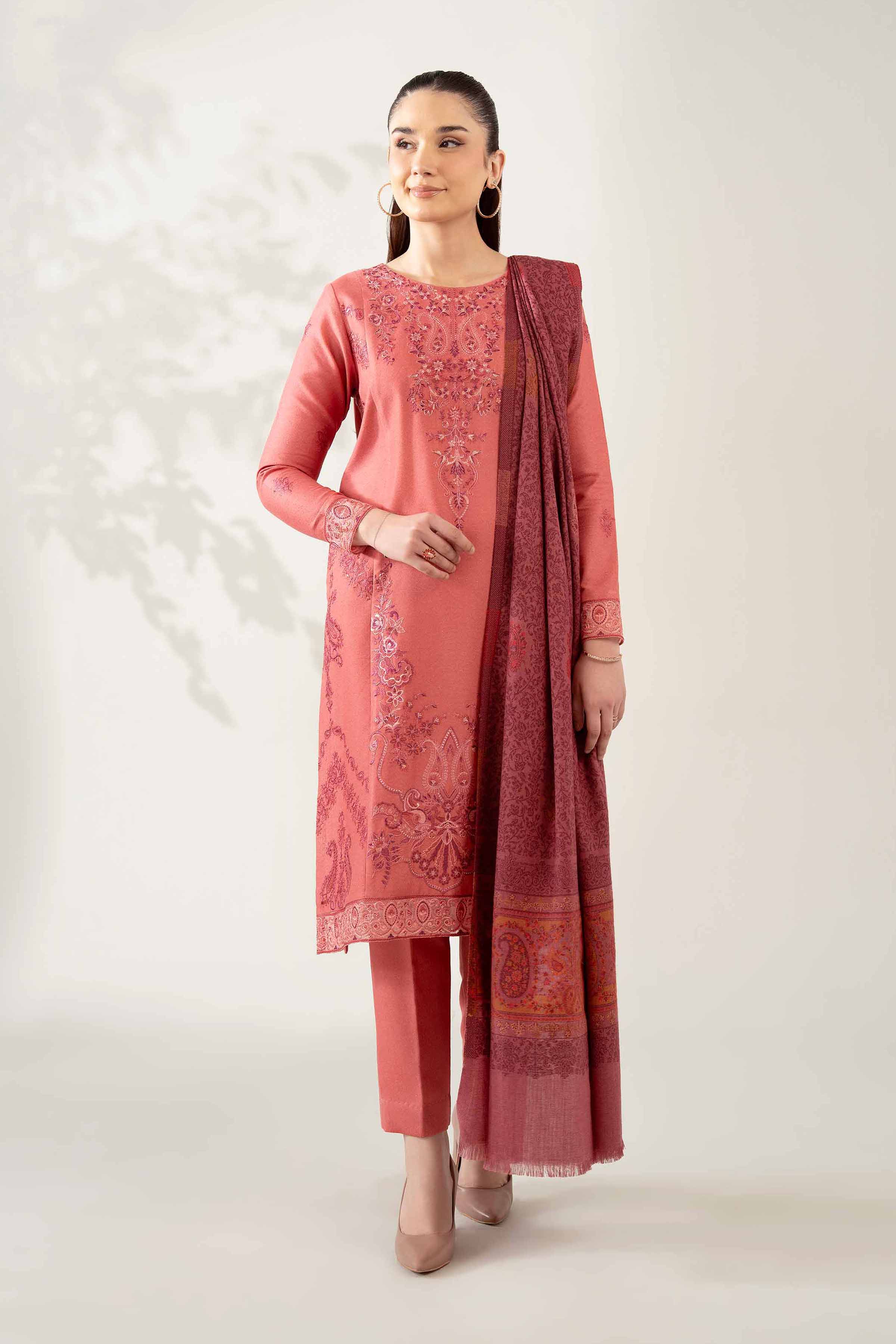 3 Piece - Embroidered Suit - 42503675 for Women - Unstitched Collection | Nishat | Shop Online
