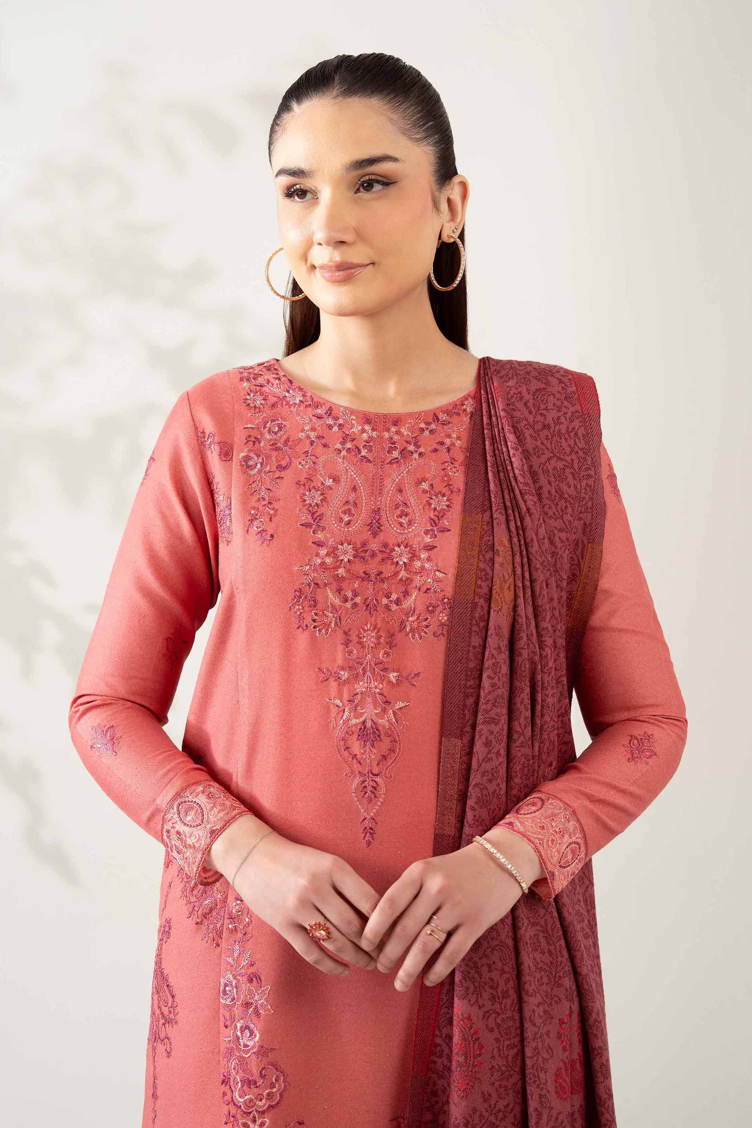 3 Piece - Embroidered Suit - 42503675 for Women - Unstitched Collection | Nishat | Shop Online