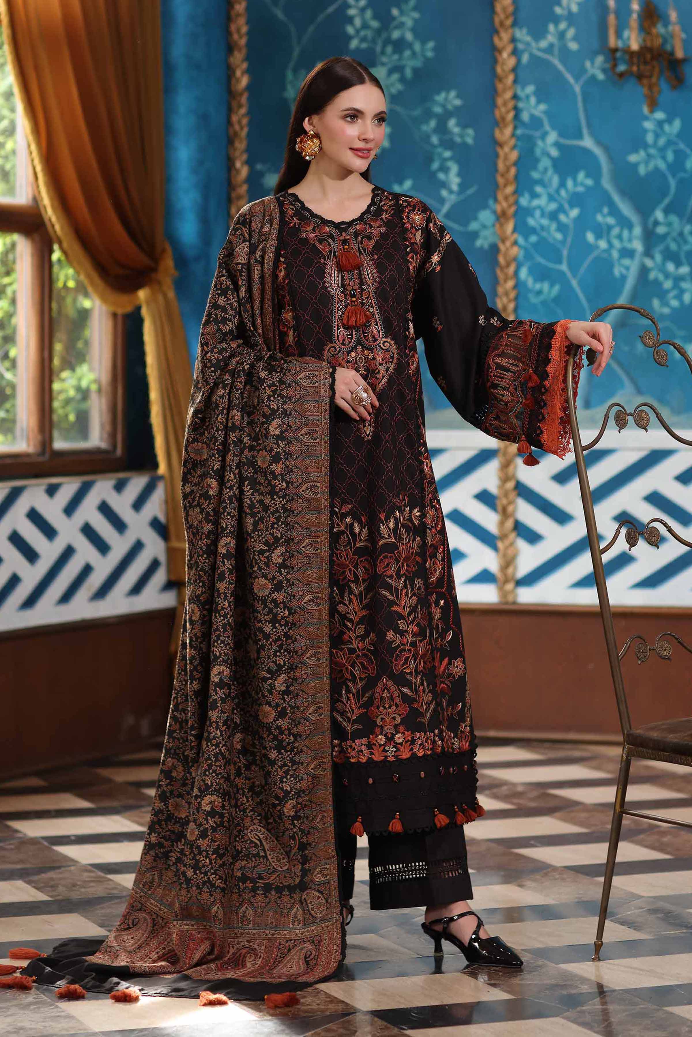 3 Piece - Embroidered Suit - 42503676 for Women - Unstitched Collection | Nishat | Shop Online