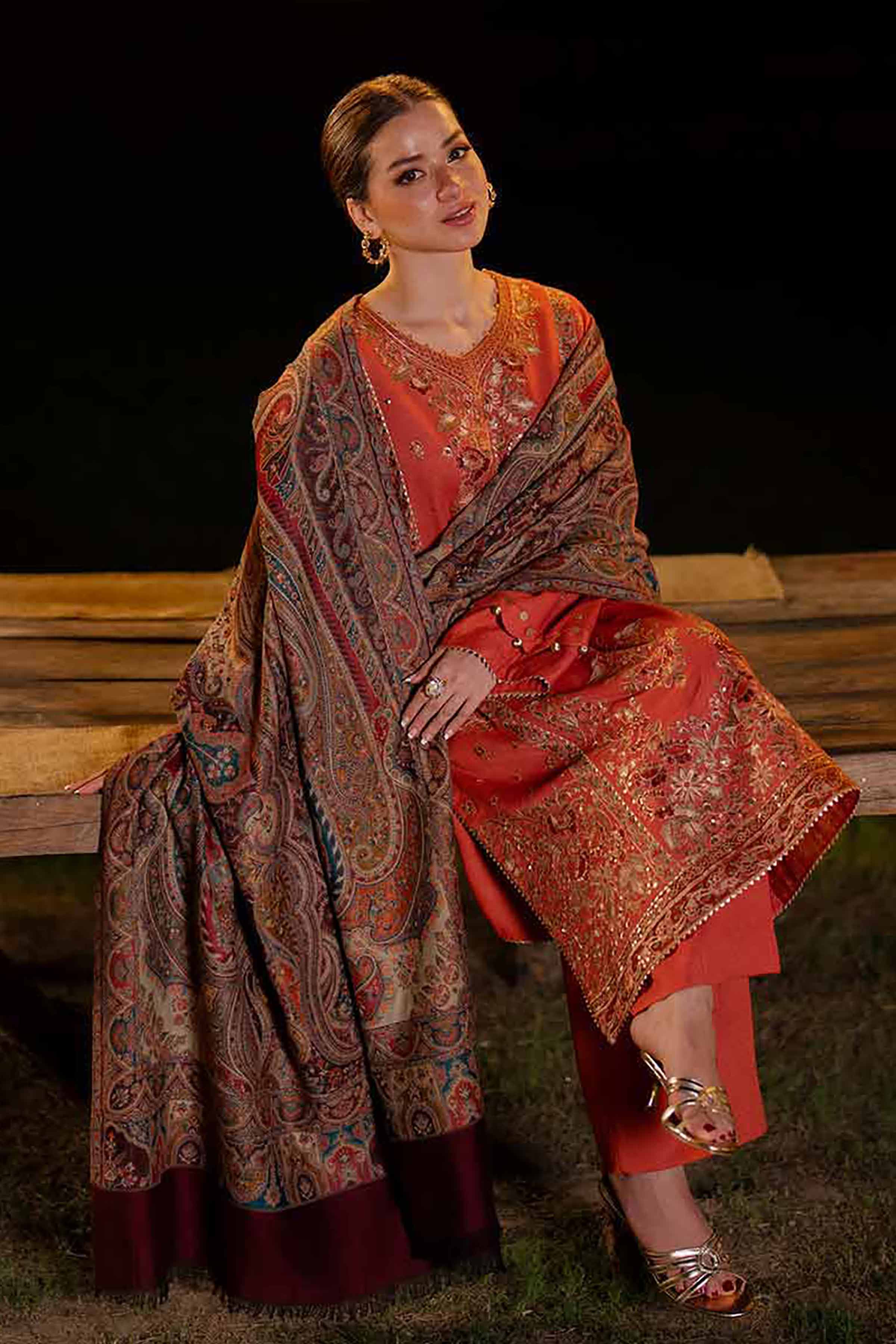 3 Piece - Embroidered Suit - 42503677 for Women - Unstitched Collection | Nishat | Shop Online