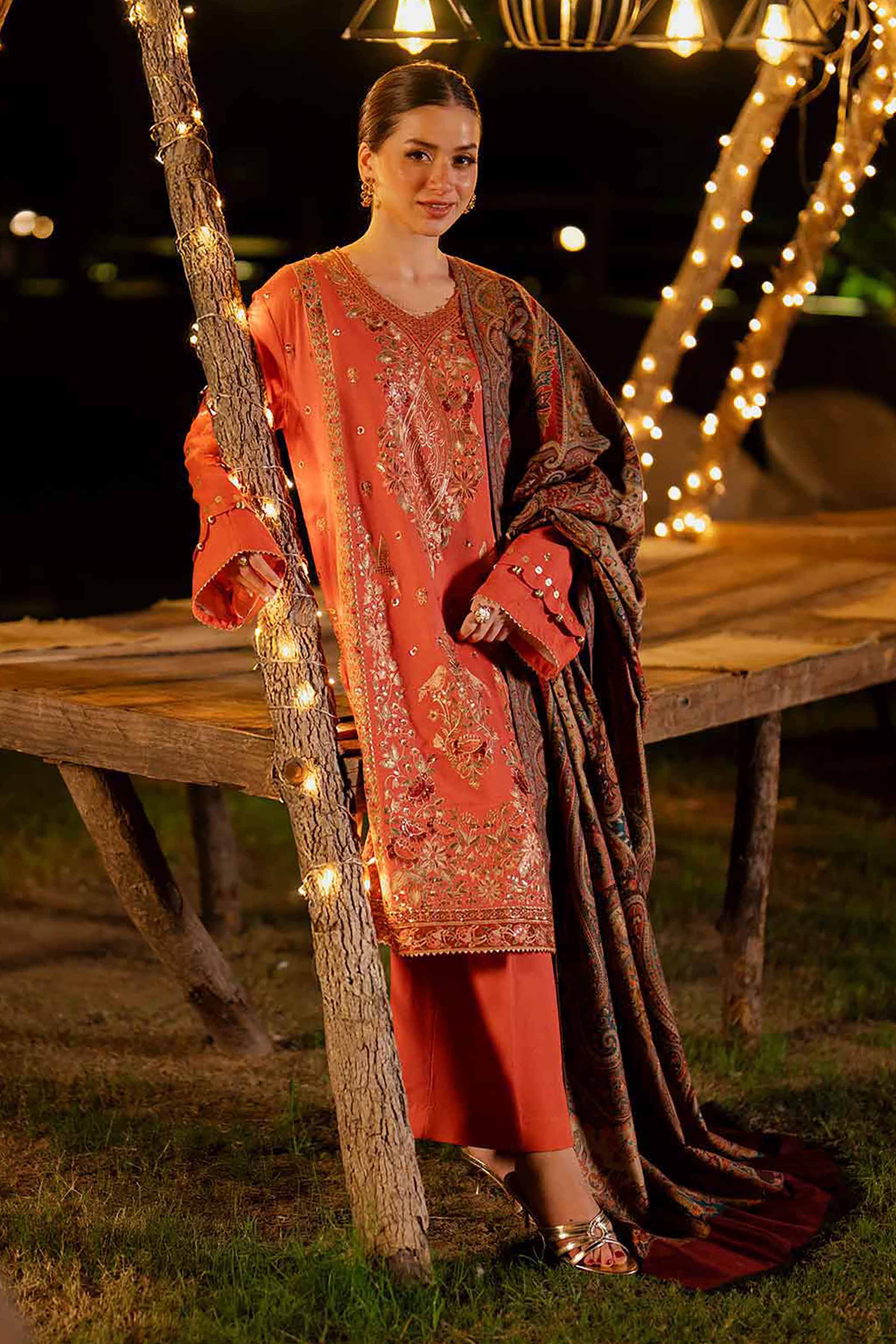 3 Piece - Embroidered Suit - 42503677 for Women - Unstitched Collection | Nishat | Shop Online