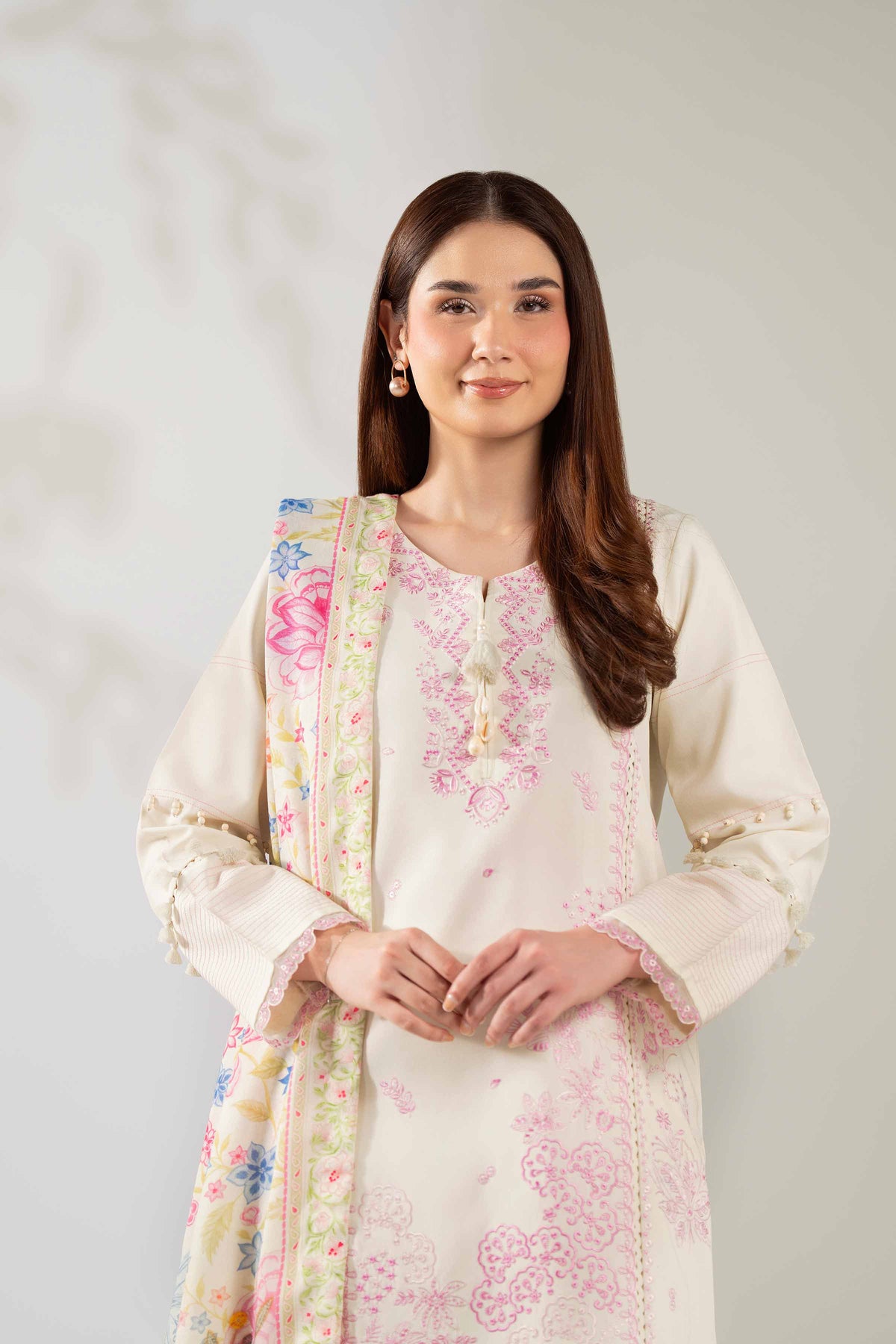 3 Piece - Digital Printed Embroidered Suit  - 42503681 for Women - Unstitched Collection | Nishat | Shop Online