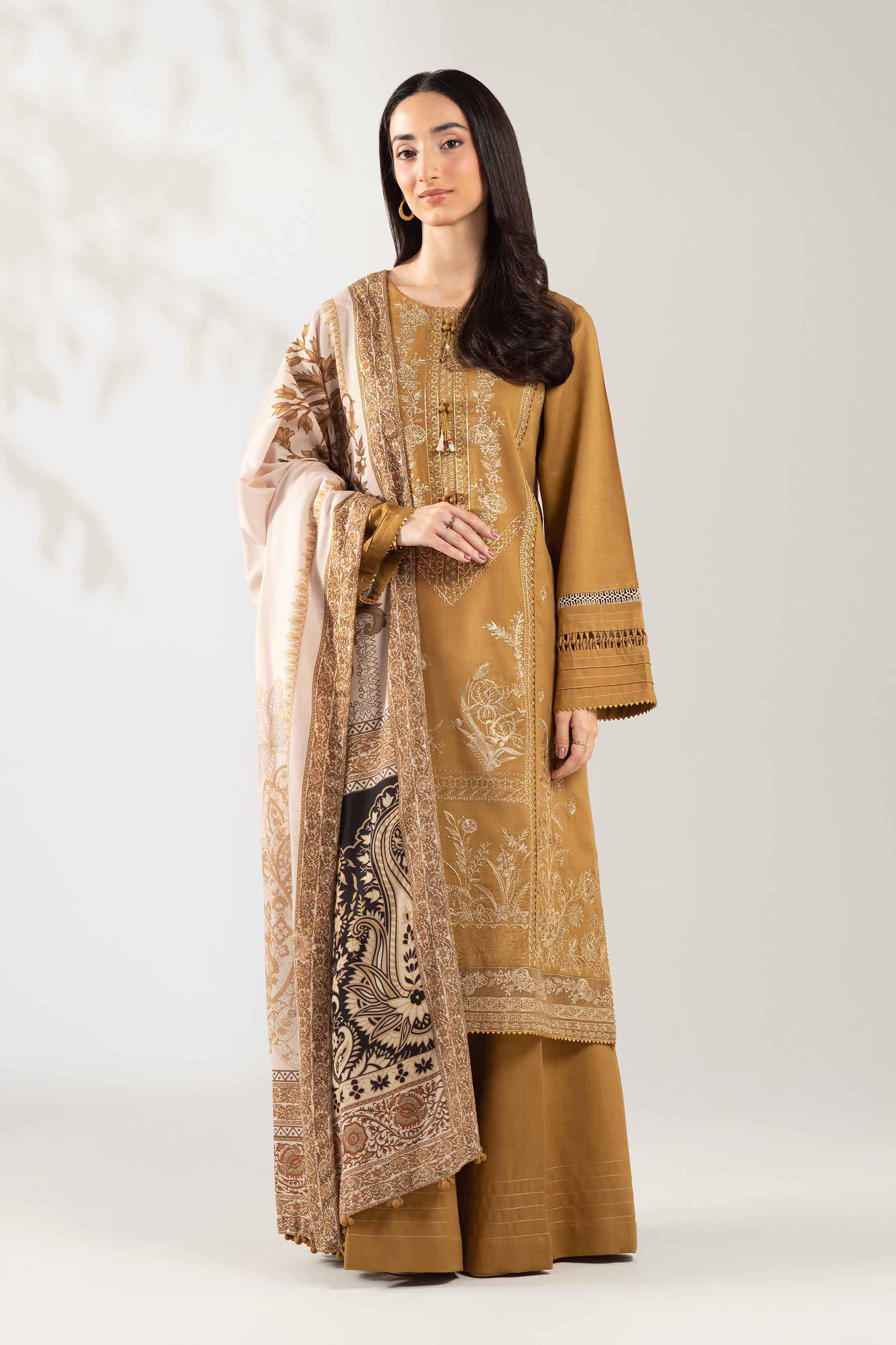 3 Piece - Digital Printed Embroidered Suit  - 42503683 for Women - Unstitched Collection | Nishat | Shop Online