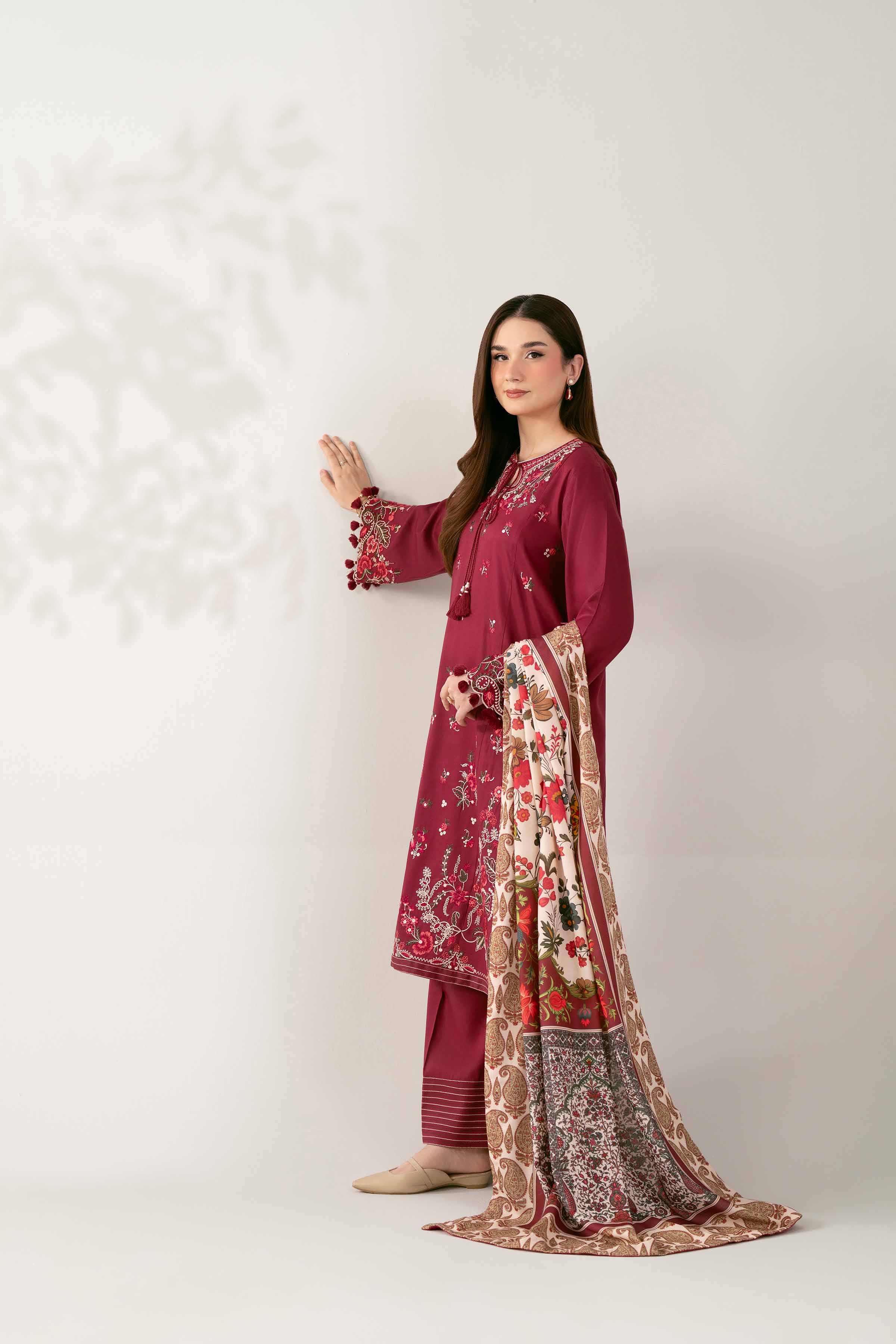 3 Piece - Digital Printed Embroidered Suit  - 42503684 for Women - Unstitched Collection | Nishat | Shop Online