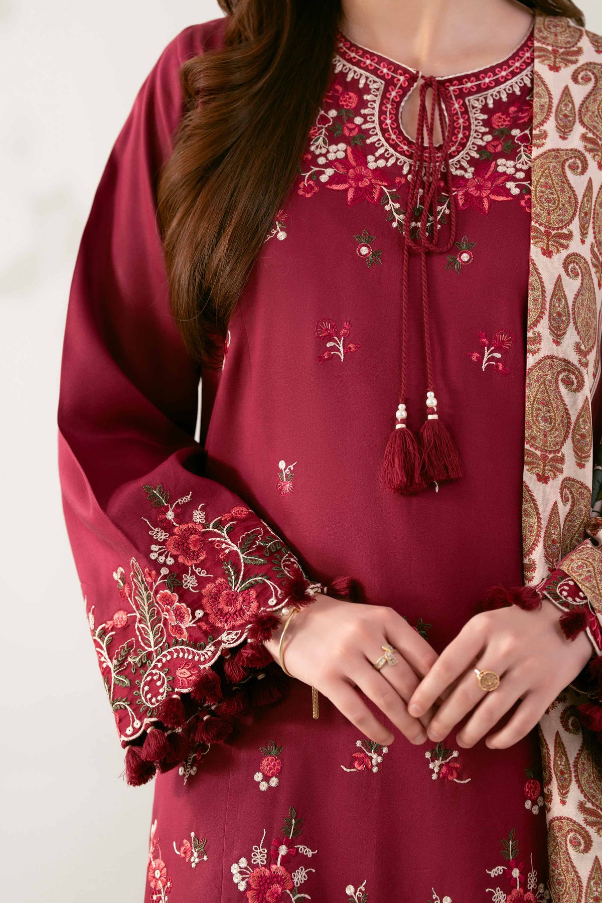 3 Piece - Digital Printed Embroidered Suit  - 42503684 for Women - Unstitched Collection | Nishat | Shop Online