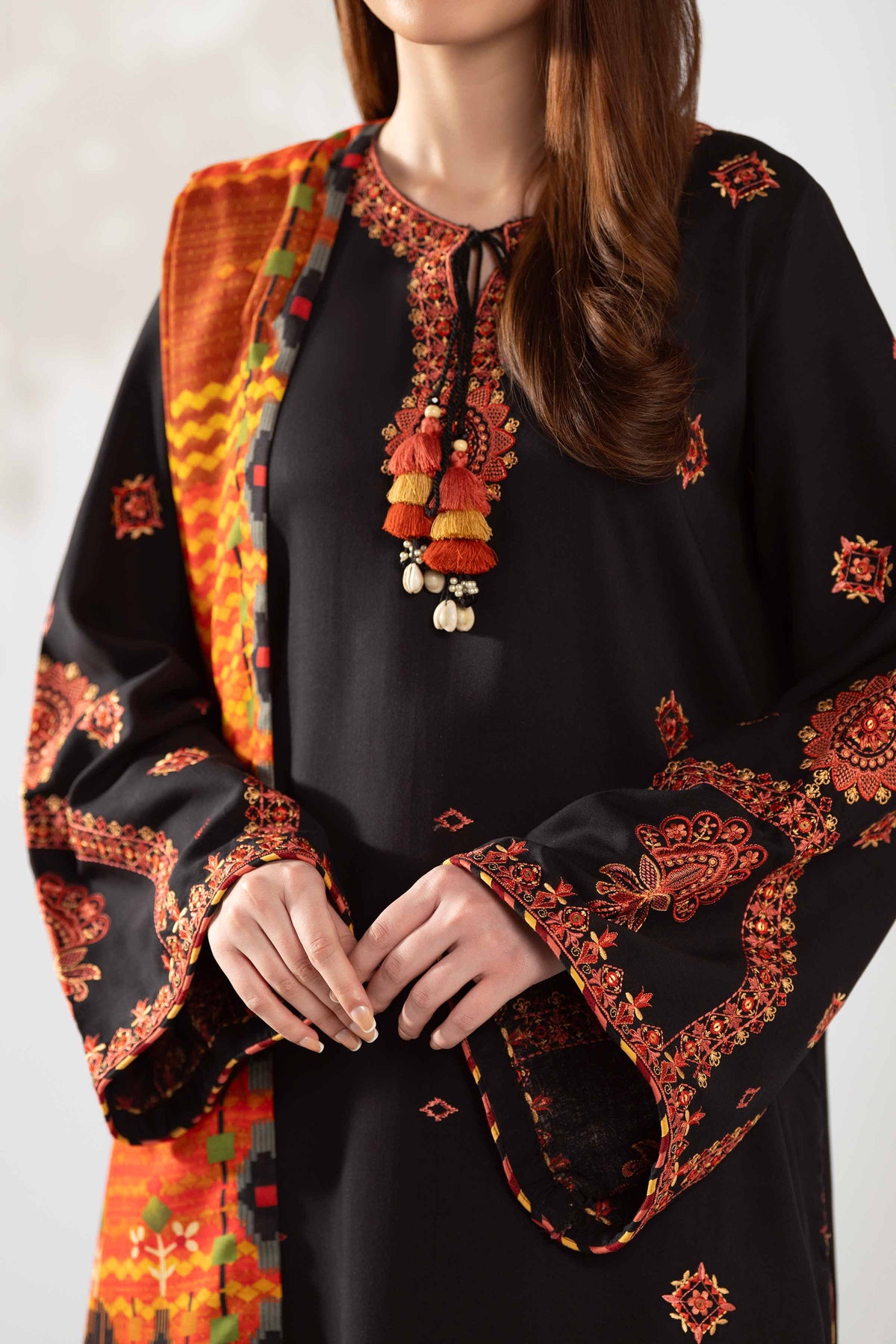 3 Piece - Digital Printed Embroidered Suit  - 42503685 for Women - Unstitched Collection | Nishat | Shop Online