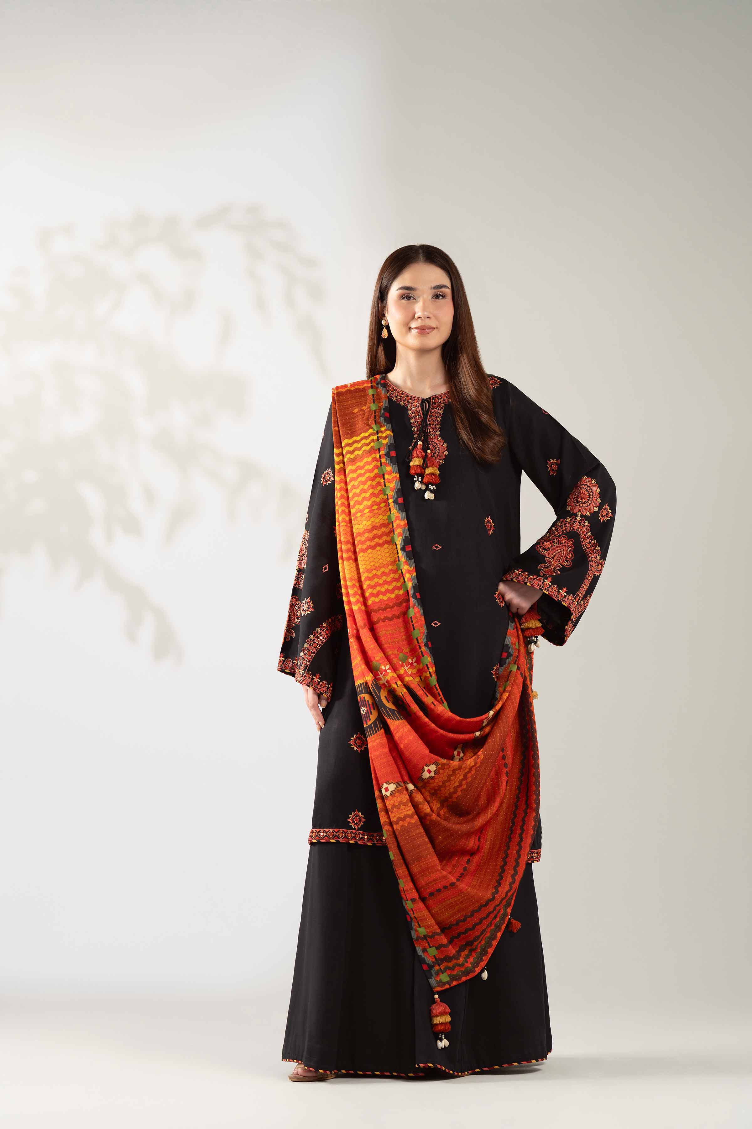 3 Piece - Digital Printed Embroidered Suit  - 42503685 for Women - Unstitched Collection | Nishat | Shop Online