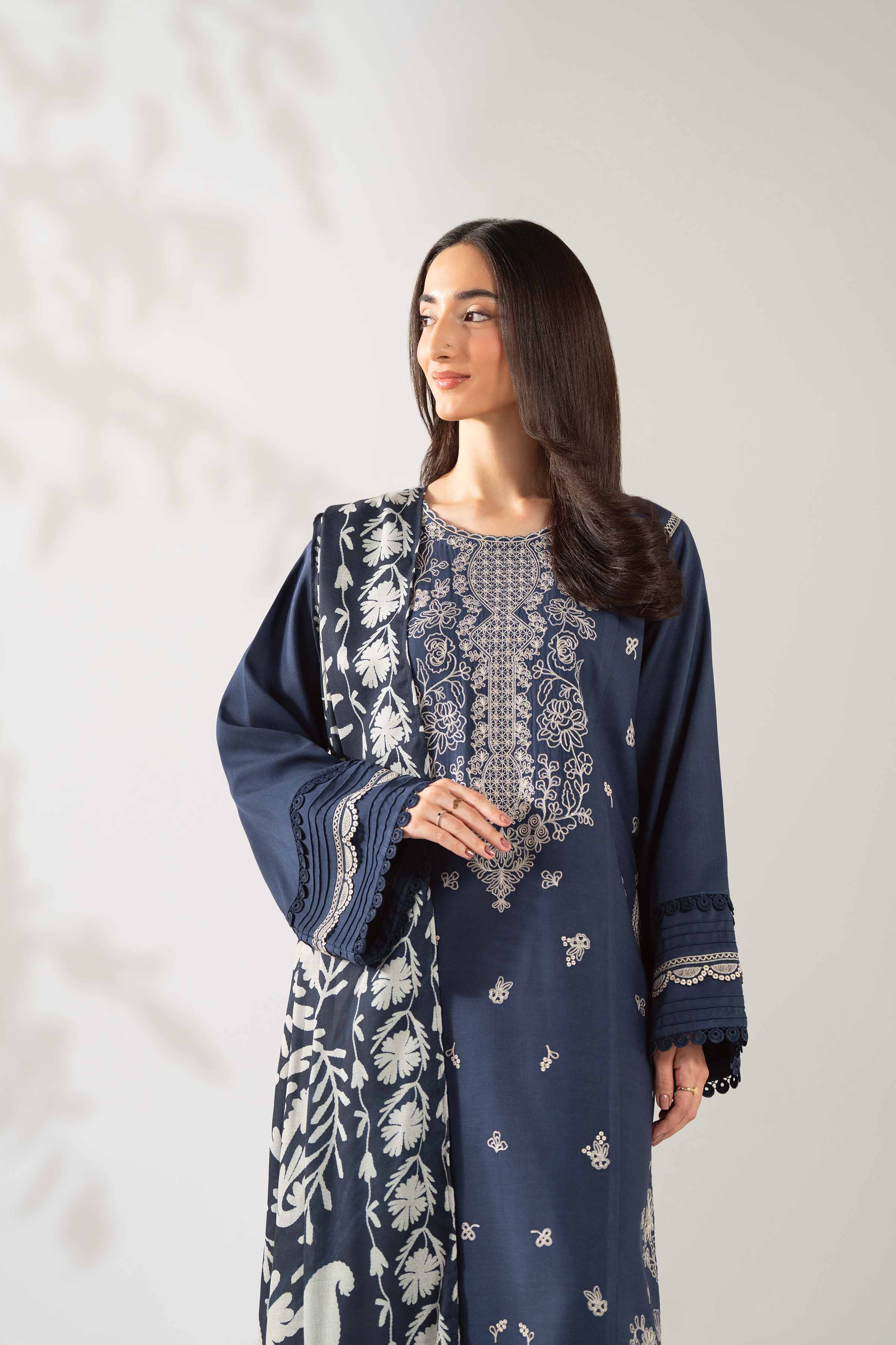 3 Piece - Digital Printed Embroidered Suit  - 42503686 for Women - Unstitched Collection | Nishat | Shop Online