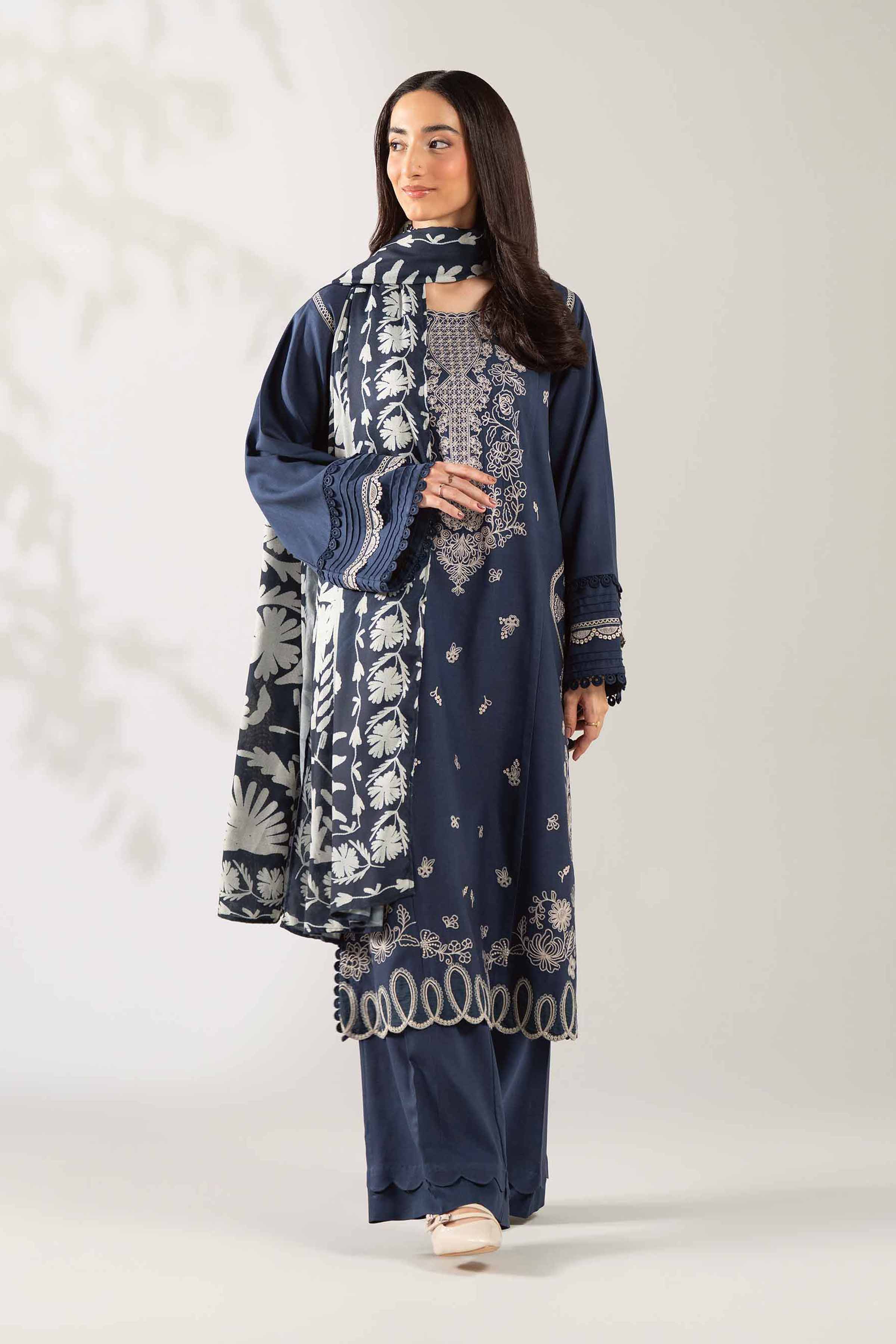 3 Piece - Digital Printed Embroidered Suit  - 42503686 for Women - Unstitched Collection | Nishat | Shop Online