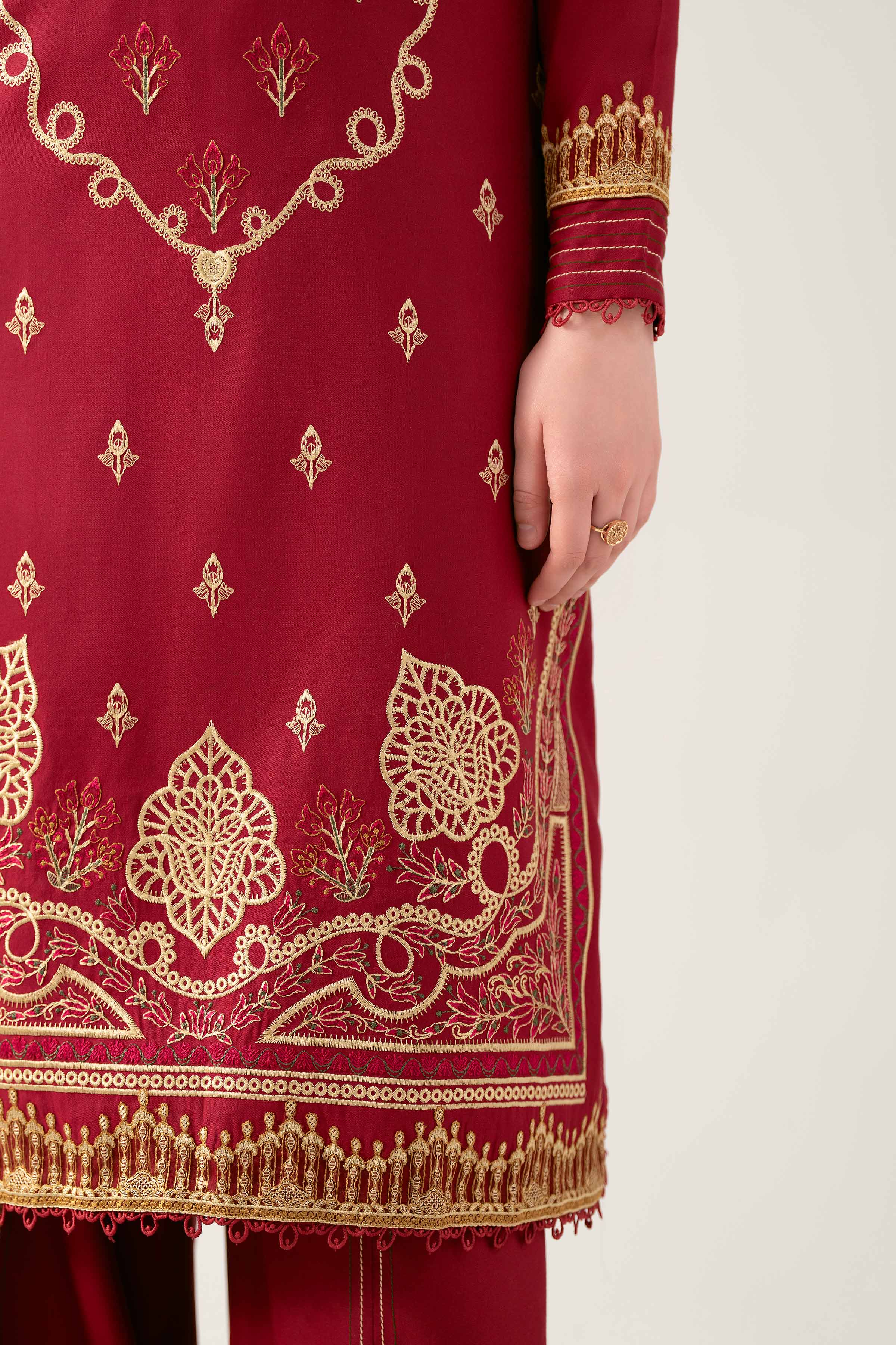 3 Piece - Digital Printed Embroidered Suit  - 42503687 for Women - Unstitched Collection | Nishat | Shop Online