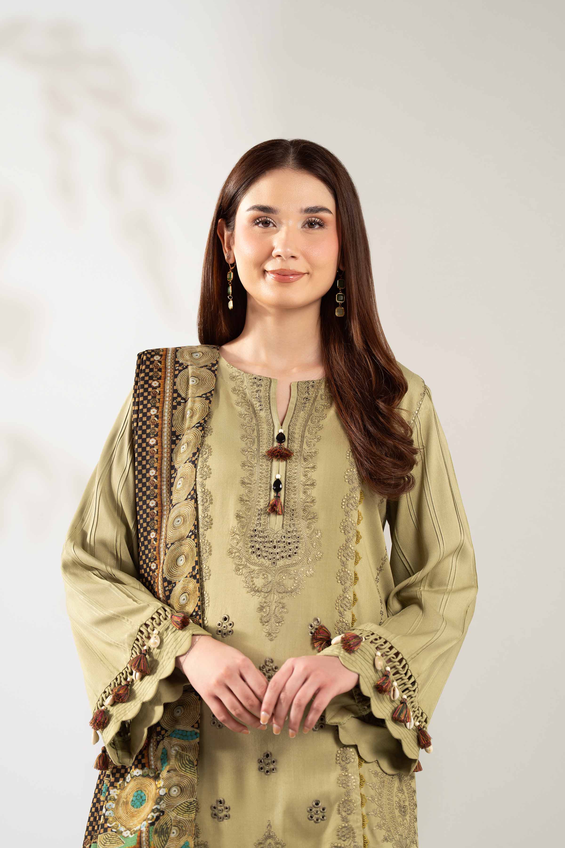 3 Piece - Digital Printed Embroidered Suit  - 42503689 for Women - Unstitched Collection | Nishat | Shop Online