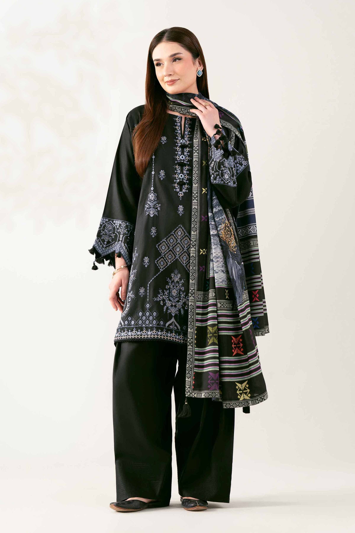 3 Piece - Digital Printed Embroidered Suit  - 42503690 for Women - Unstitched Collection | Nishat | Shop Online