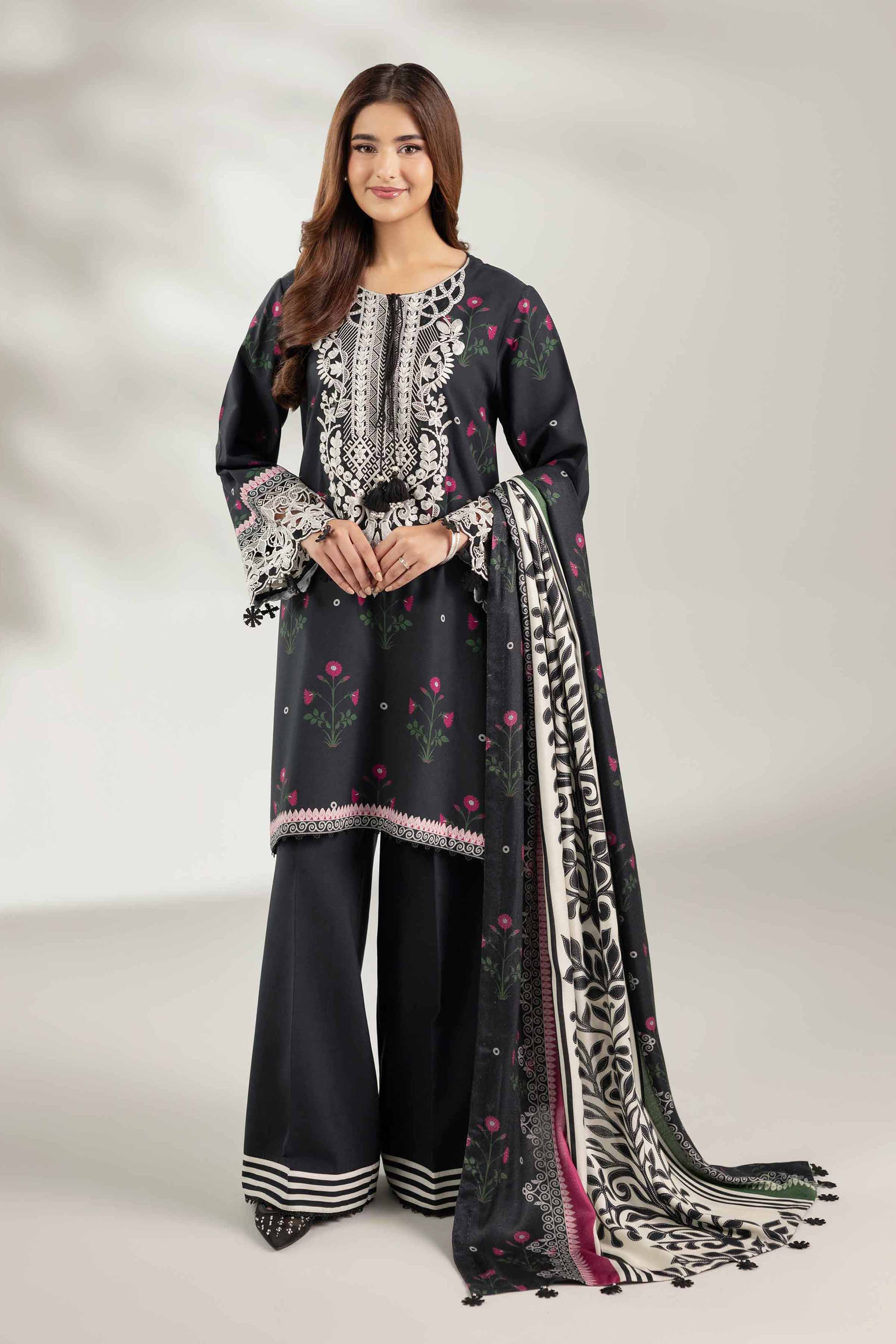3 Piece - Printed Embroidered Suit  - 42503691 for Women - Unstitched Collection | Nishat | Shop Online