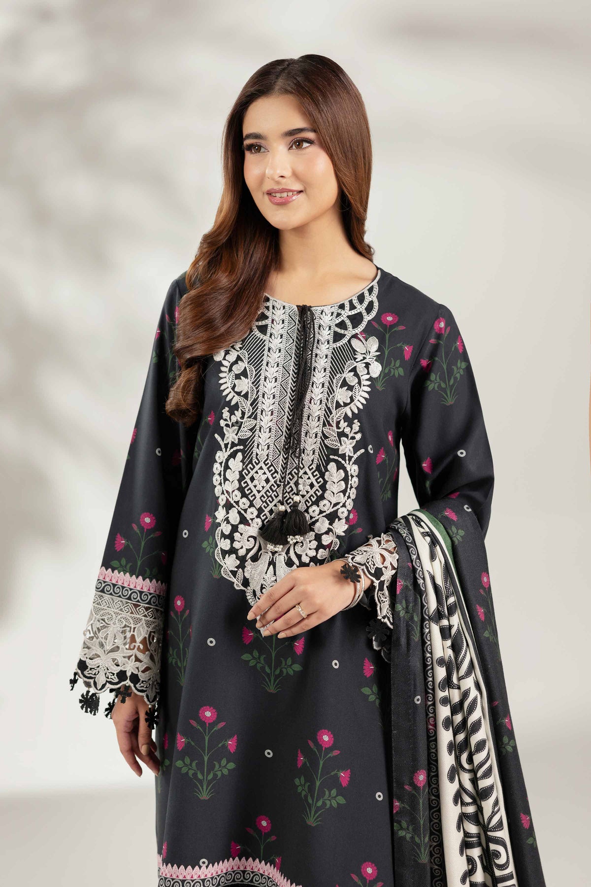 3 Piece - Printed Embroidered Suit  - 42503691 for Women - Unstitched Collection | Nishat | Shop Online