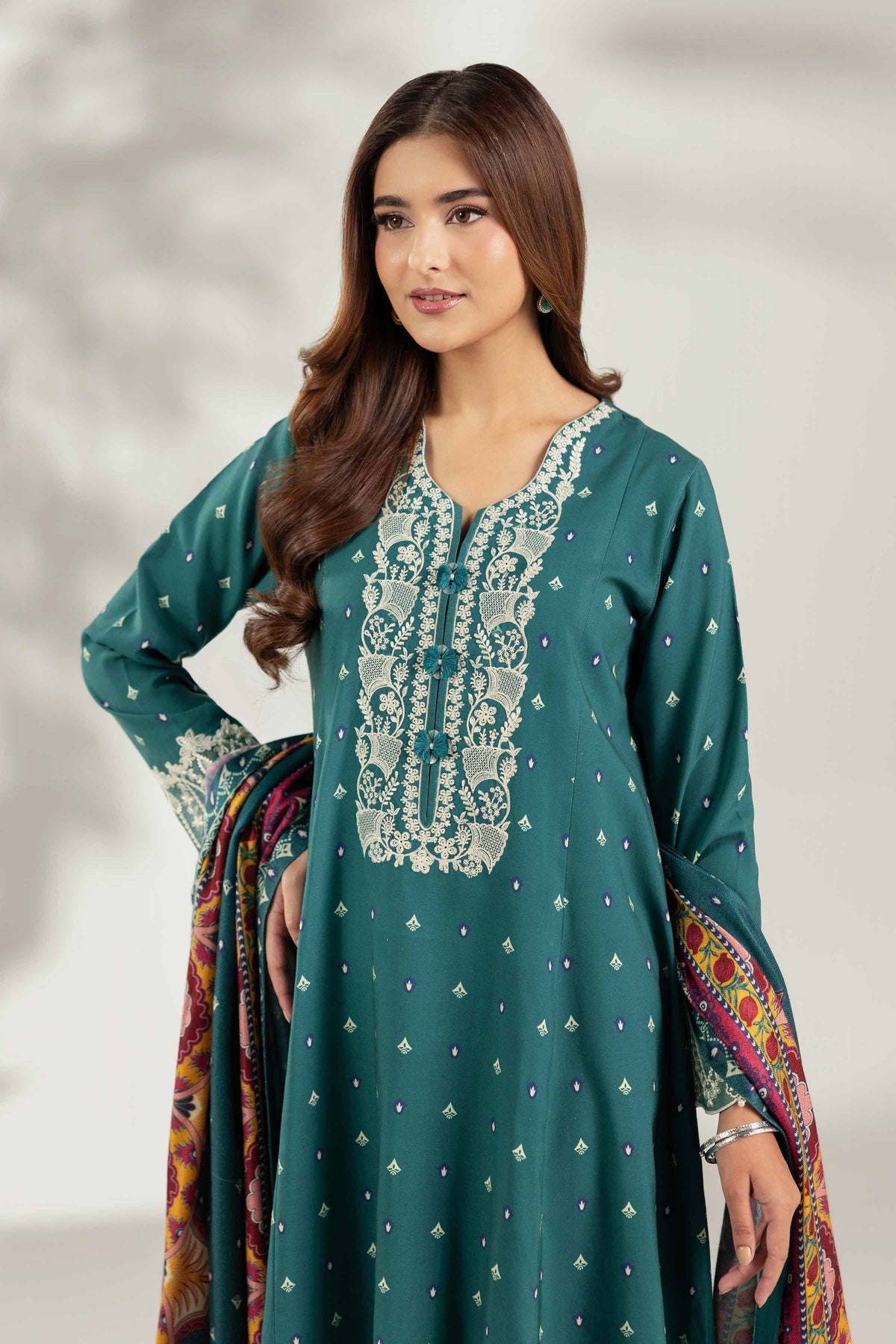 3 Piece - Printed Embroidered Suit  - 42503693 for Women - Unstitched Collection | Nishat | Shop Online