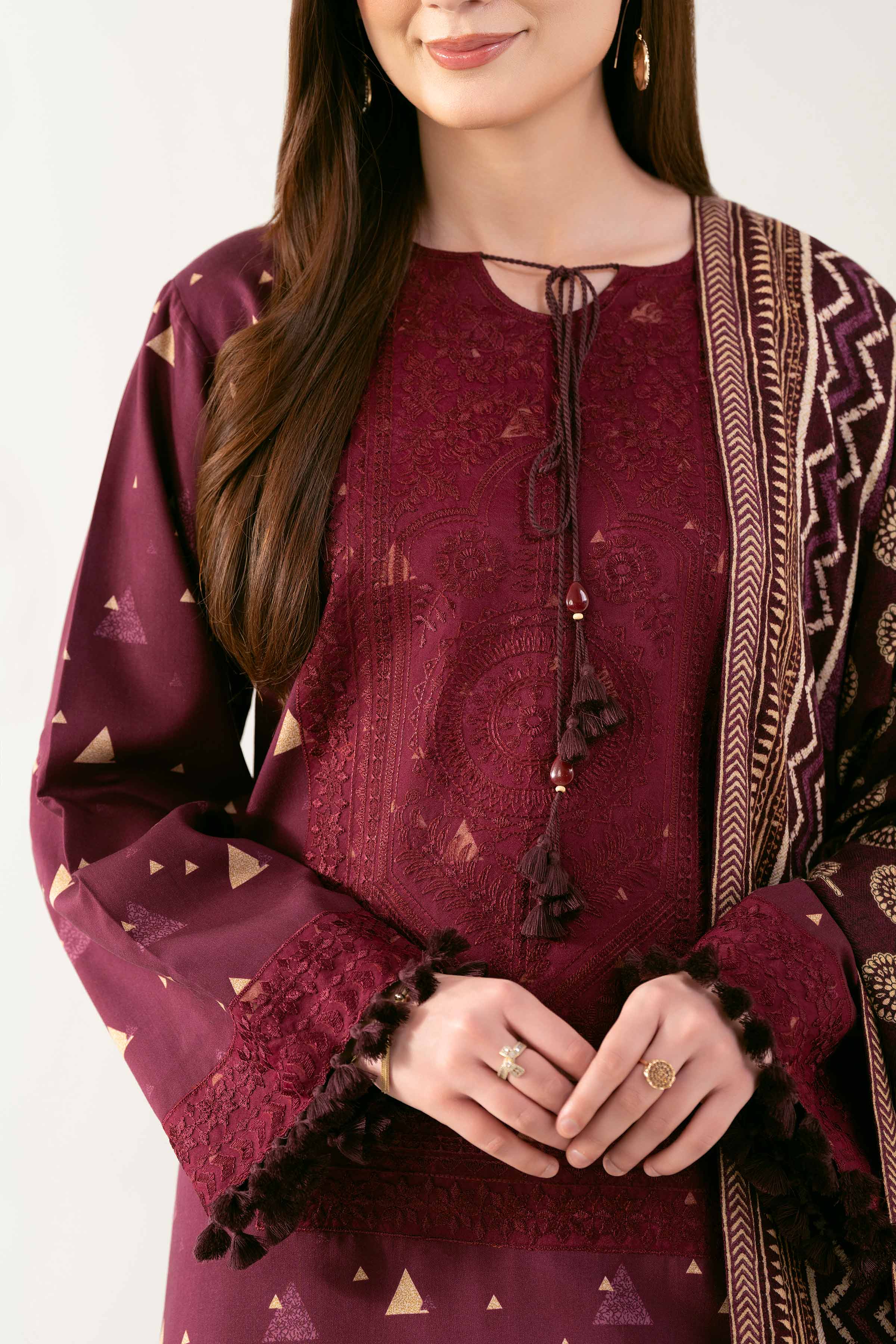 3 Piece - Printed Embroidered Suit  - 42503694 for Women - Unstitched Collection | Nishat | Shop Online