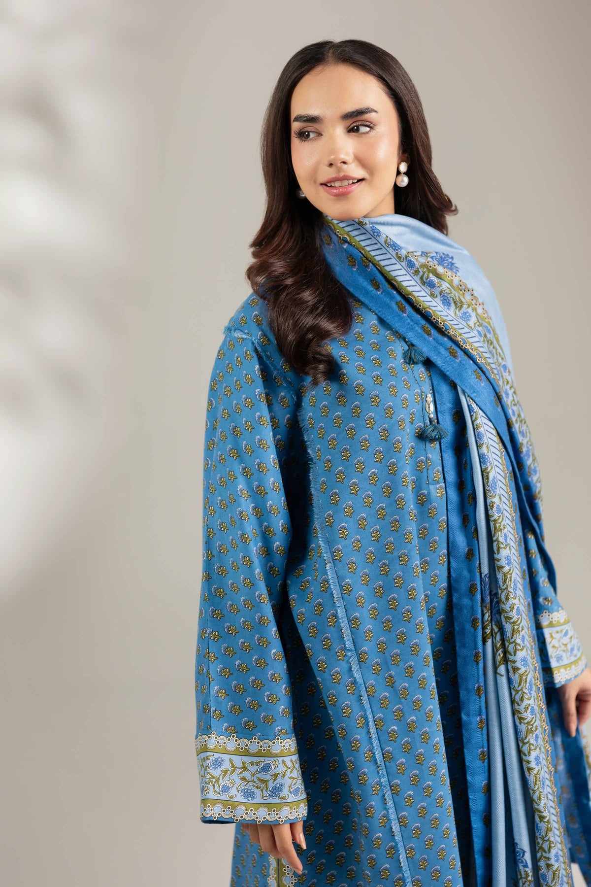 3 Piece - Printed Suit  - 42503701 for Women - Unstitched Collection | Nishat | Shop Online