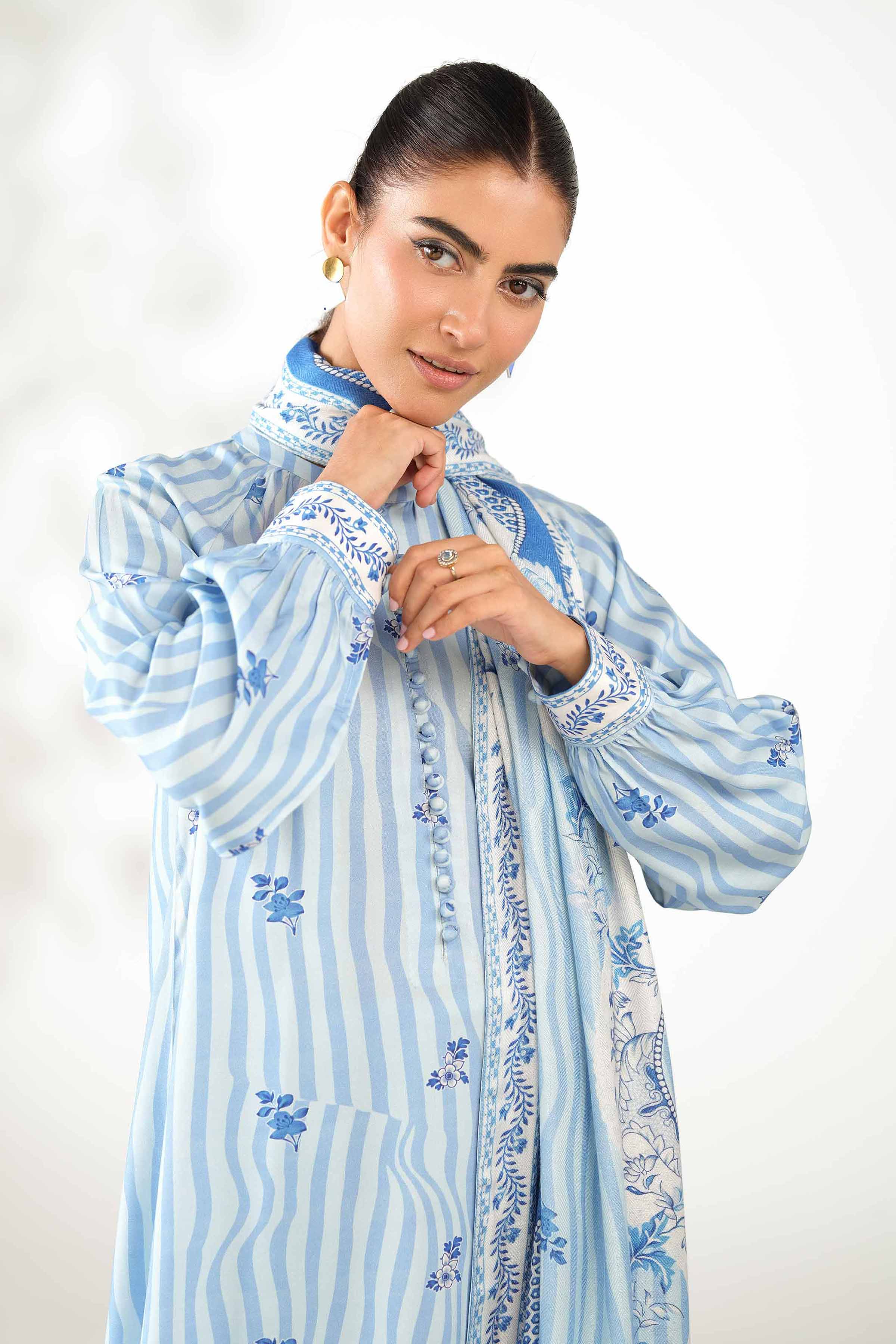 3 Piece - Printed Suit  - 42503702 for Women - Unstitched Collection | Nishat | Shop Online