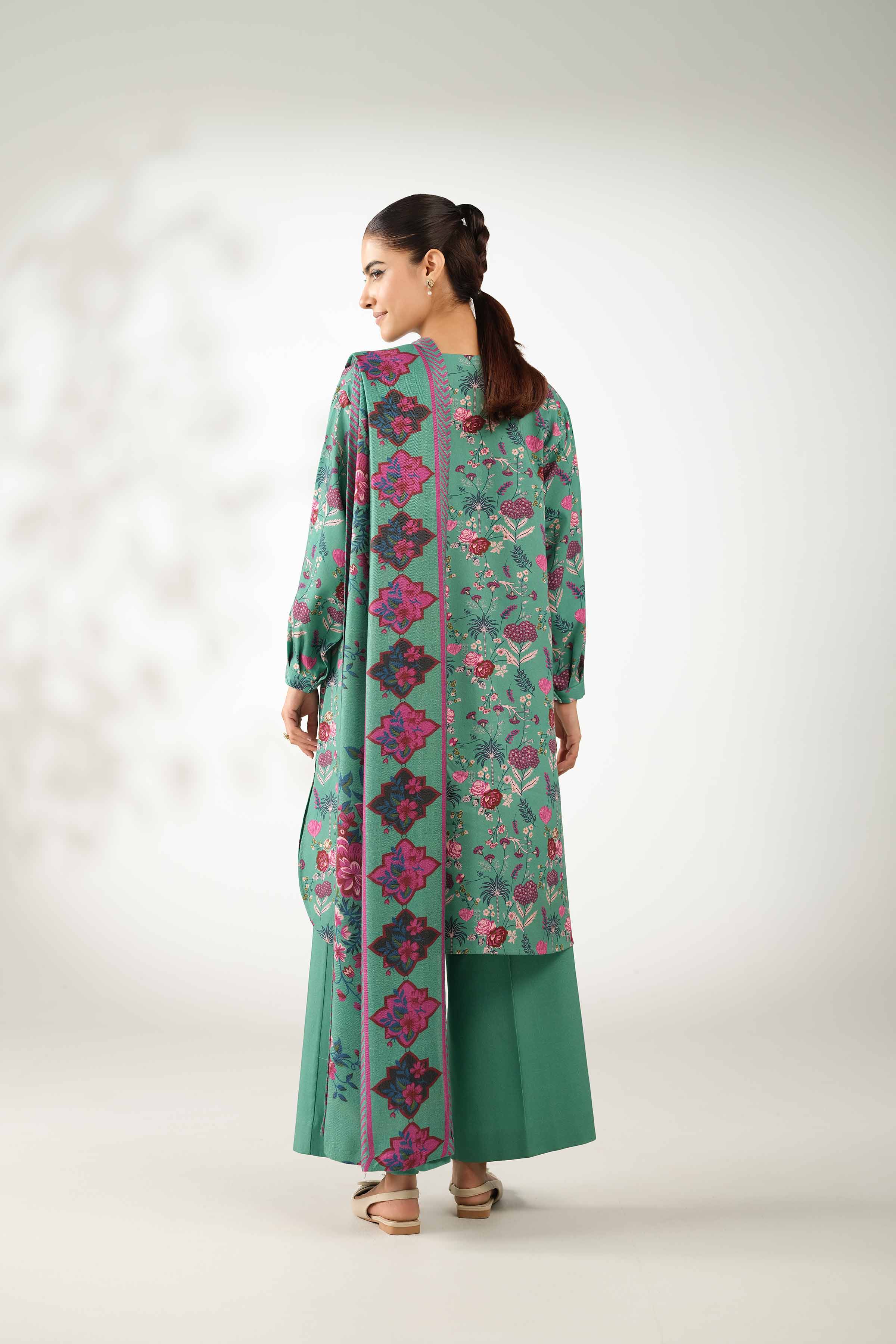 3 Piece - Printed Suit  - 42503703 for Women - Unstitched Collection | Nishat | Shop Online