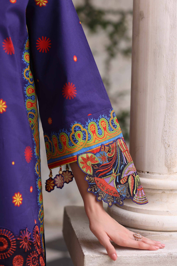 3 Piece - Digital Printed Embroidered Suit - 42503723 for Women - Unstitched Collection | Nishat | Shop Online