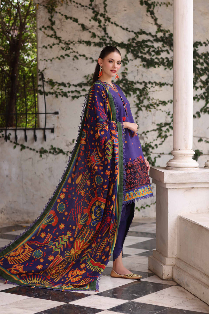 3 Piece - Digital Printed Embroidered Suit - 42503723 for Women - Unstitched Collection | Nishat | Shop Online