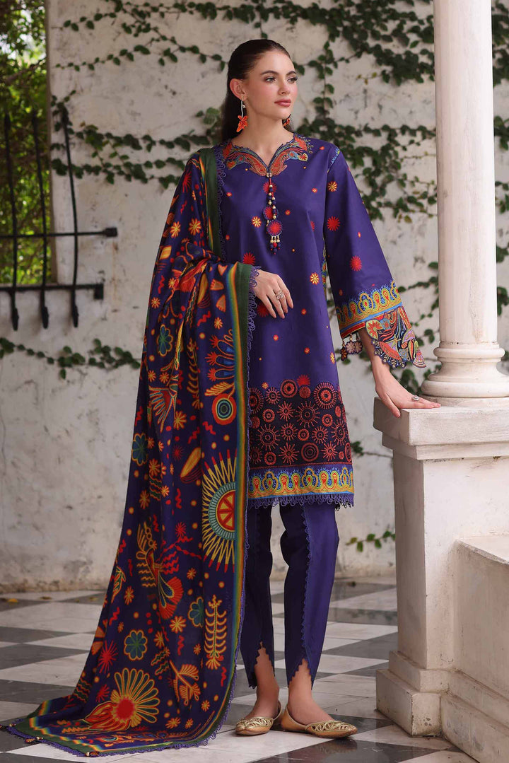3 Piece - Digital Printed Embroidered Suit - 42503723 for Women - Unstitched Collection | Nishat | Shop Online