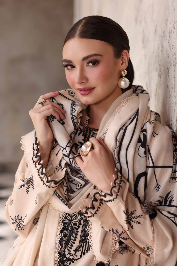 3 Piece - Printed Embroidered Suit - 42503724 for Women - Unstitched Collection | Nishat | Shop Online