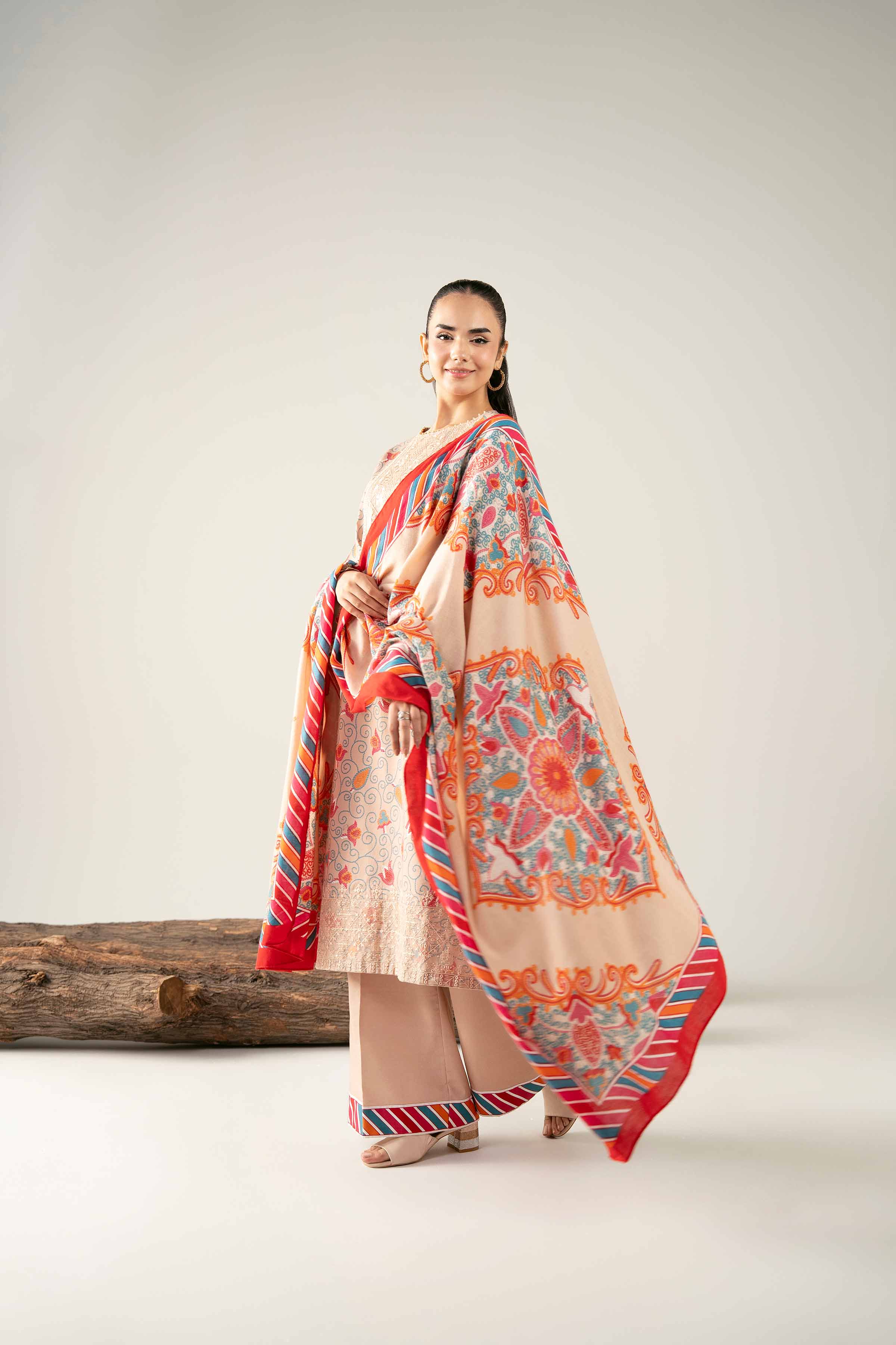3 Piece - Printed Embroidered Suit - 42503726 for Women - Unstitched Collection | Nishat | Shop Online